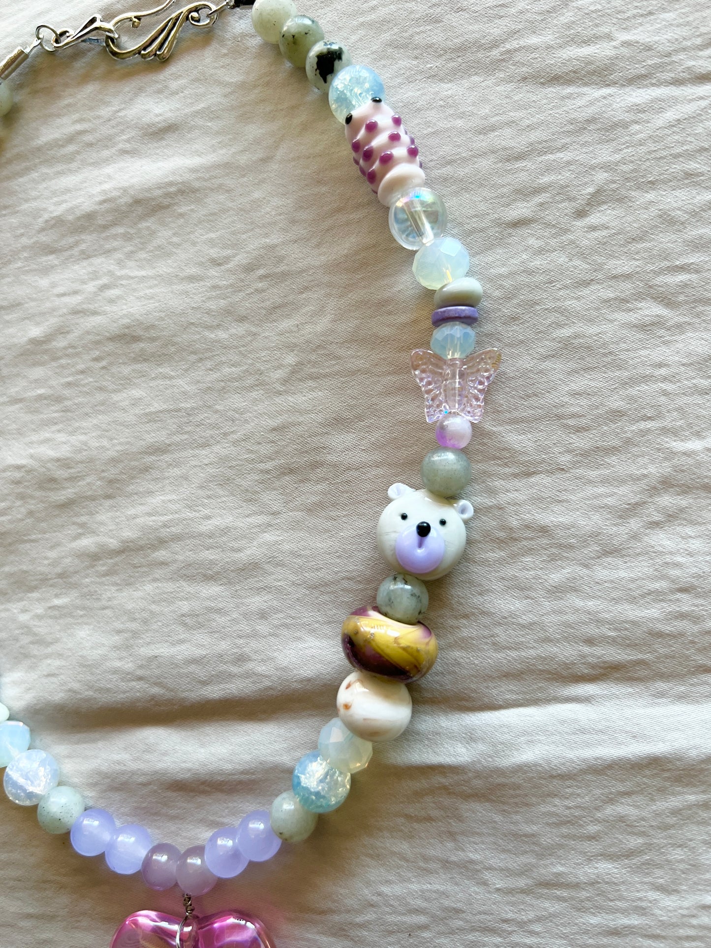 High as a Kite Glass Beader Necklace