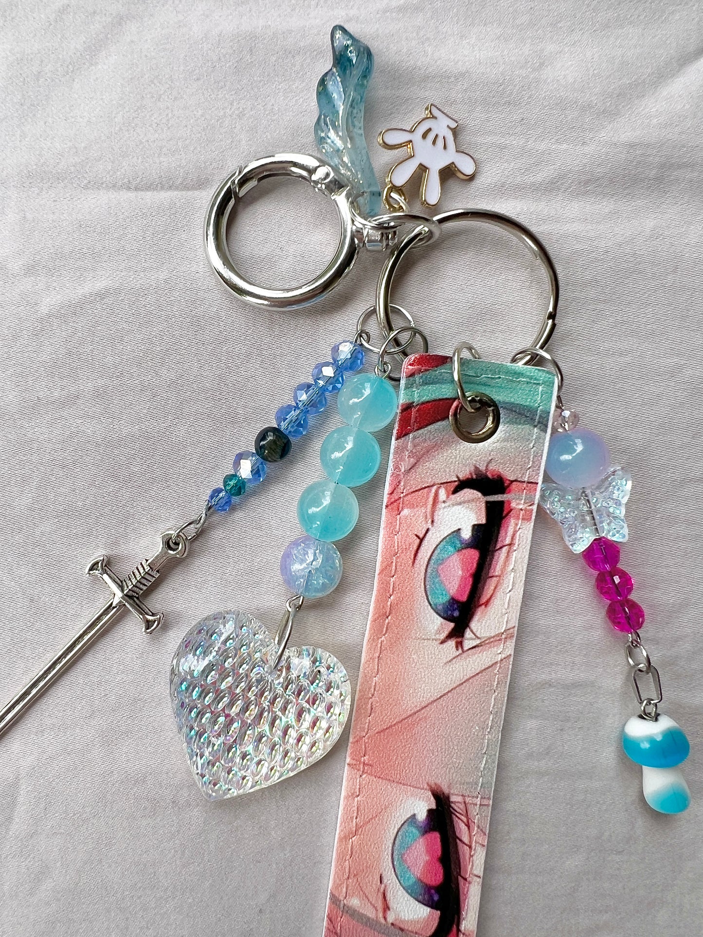Dirty Look Lucky Charm Keychain