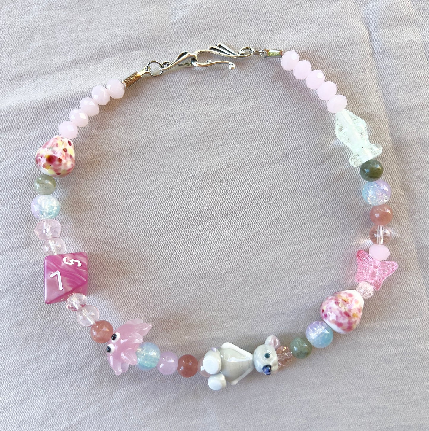 Pillow Princess Glass Beader Necklace