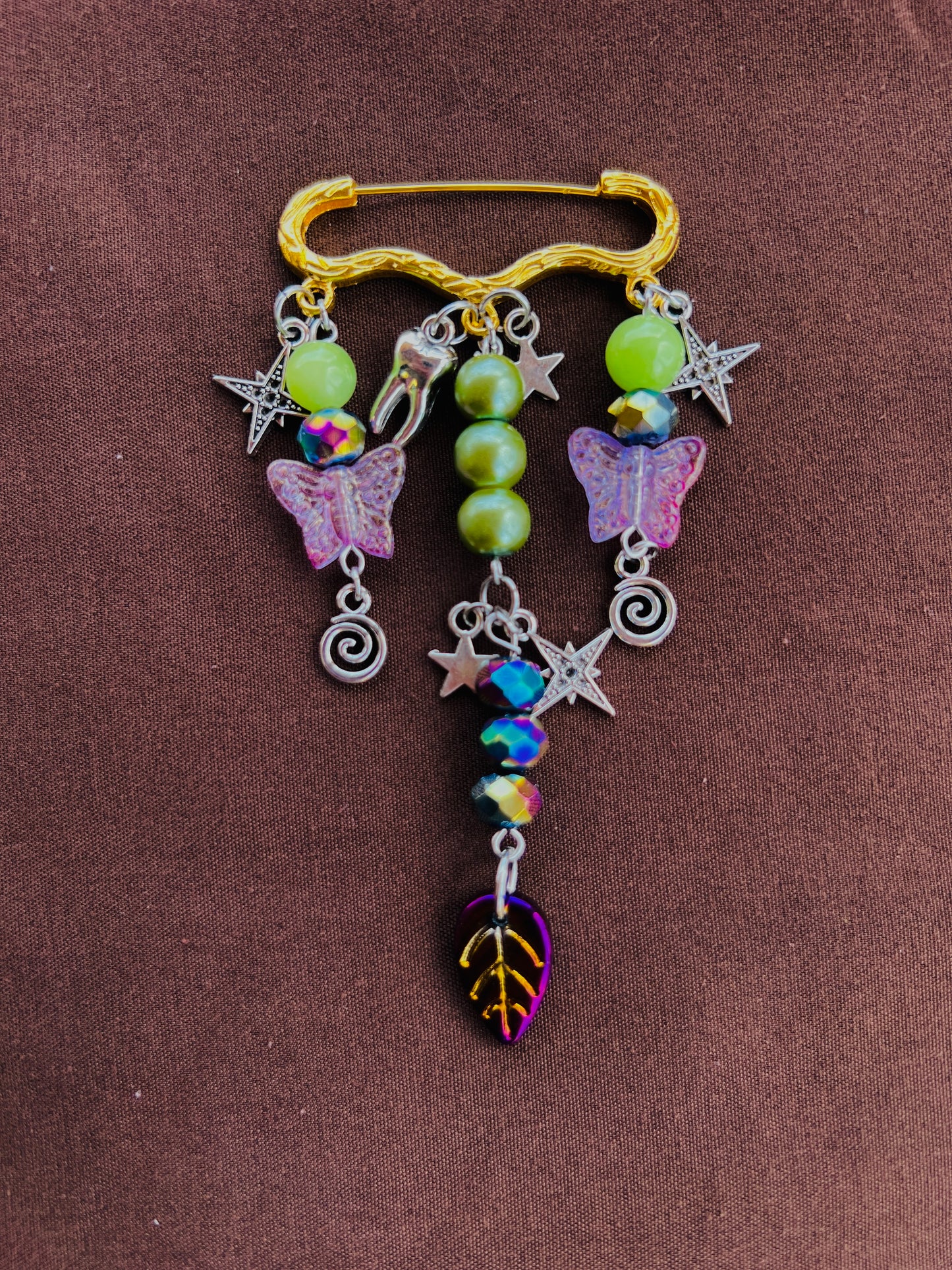 Experimental Necklace + 3X Pashmina Pin
