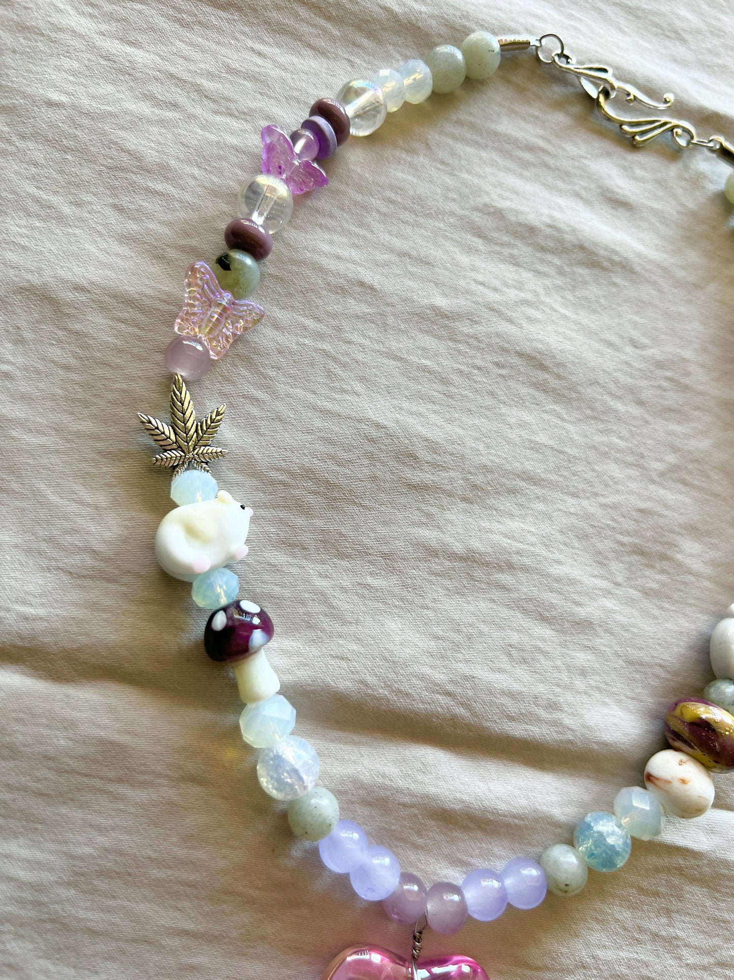 High as a Kite Glass Beader Necklace
