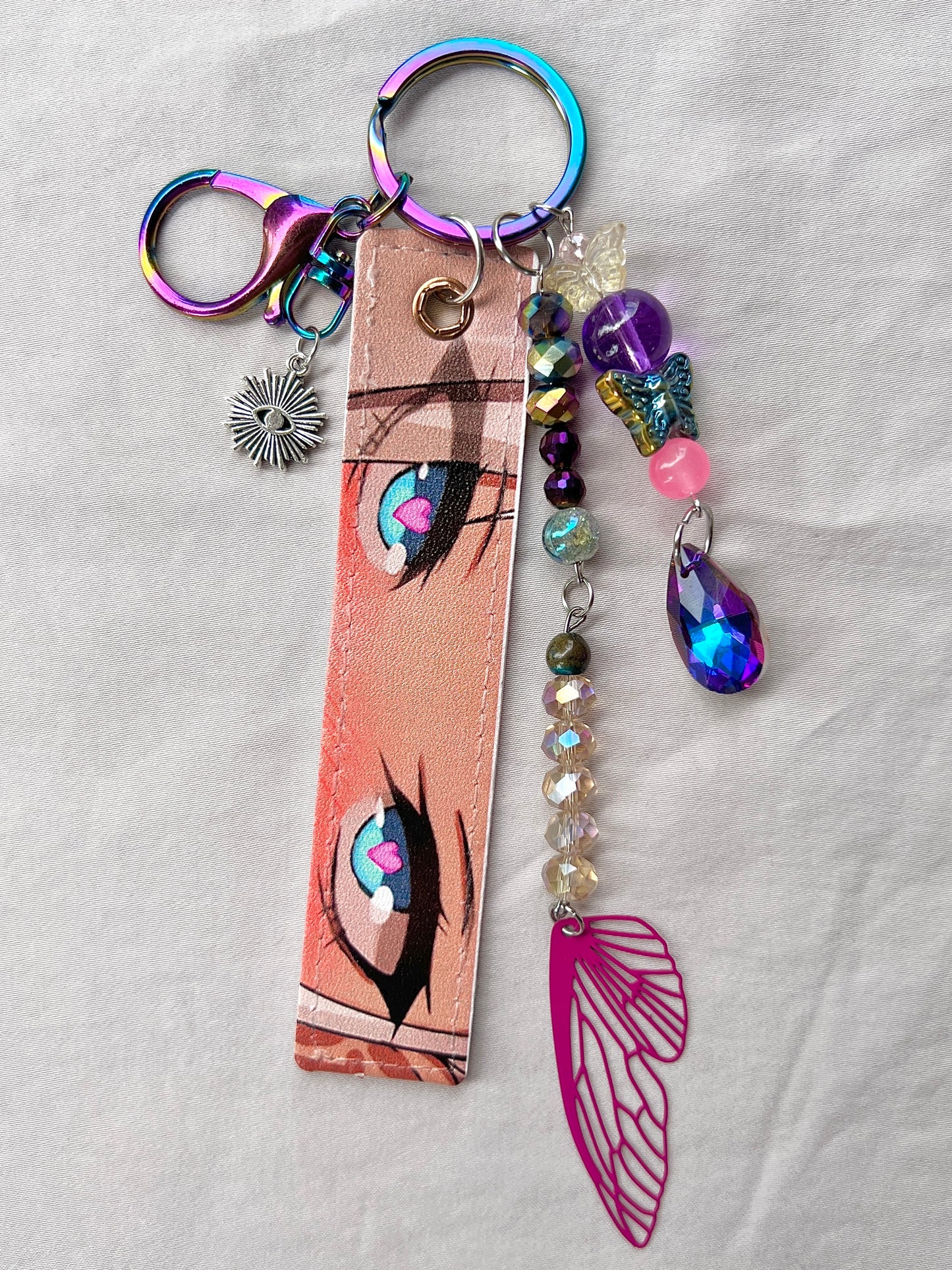 Siren Eyes Lucky Charm Keychain