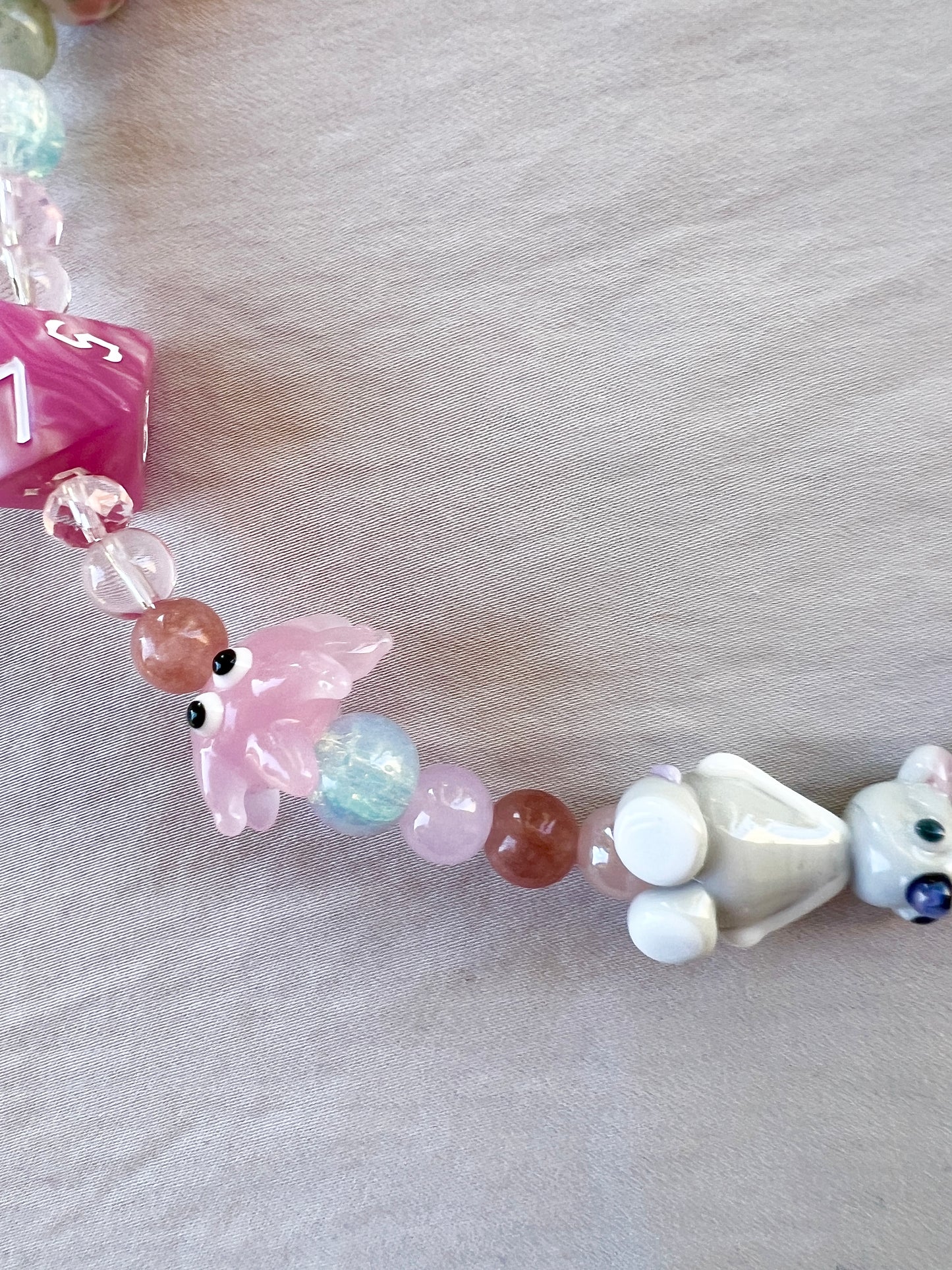 Pillow Princess Glass Beader Necklace