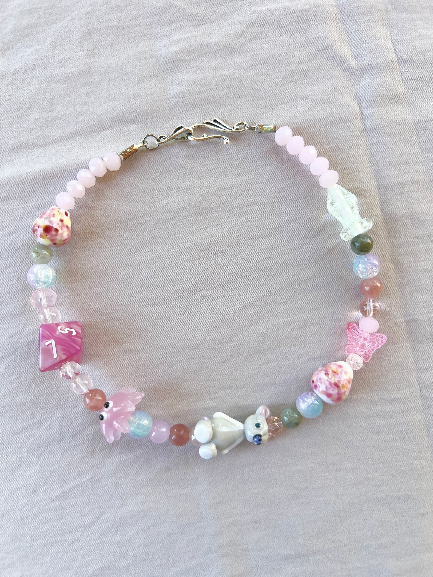 Pillow Princess Glass Beader Necklace