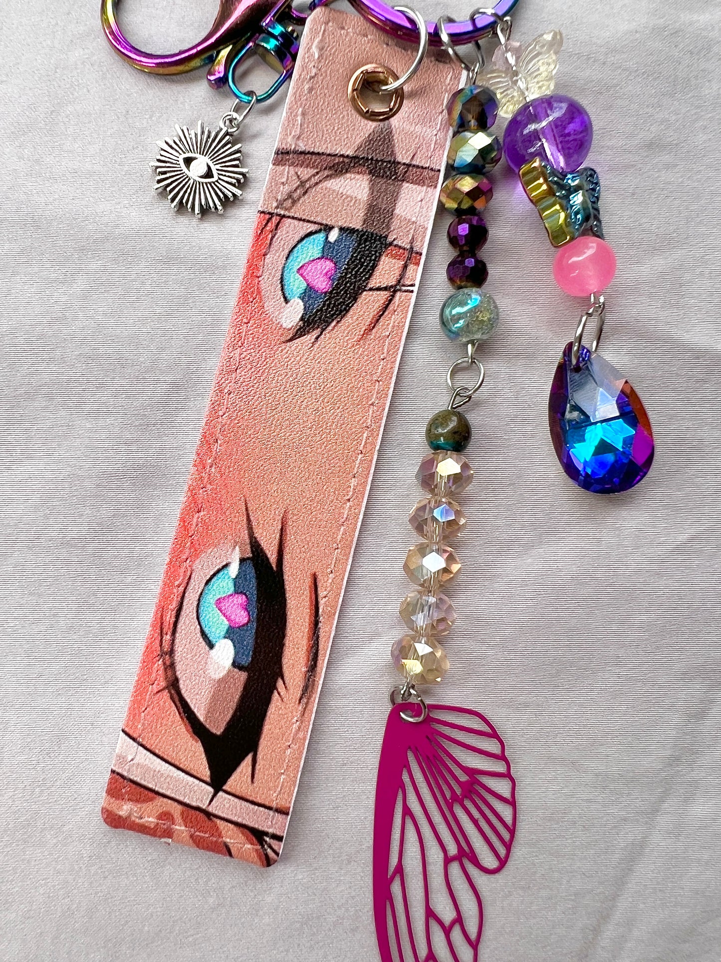 Siren Eyes Lucky Charm Keychain