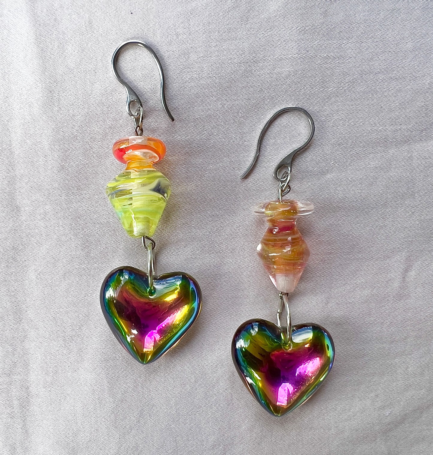 Back Door Angel Glass Dangles