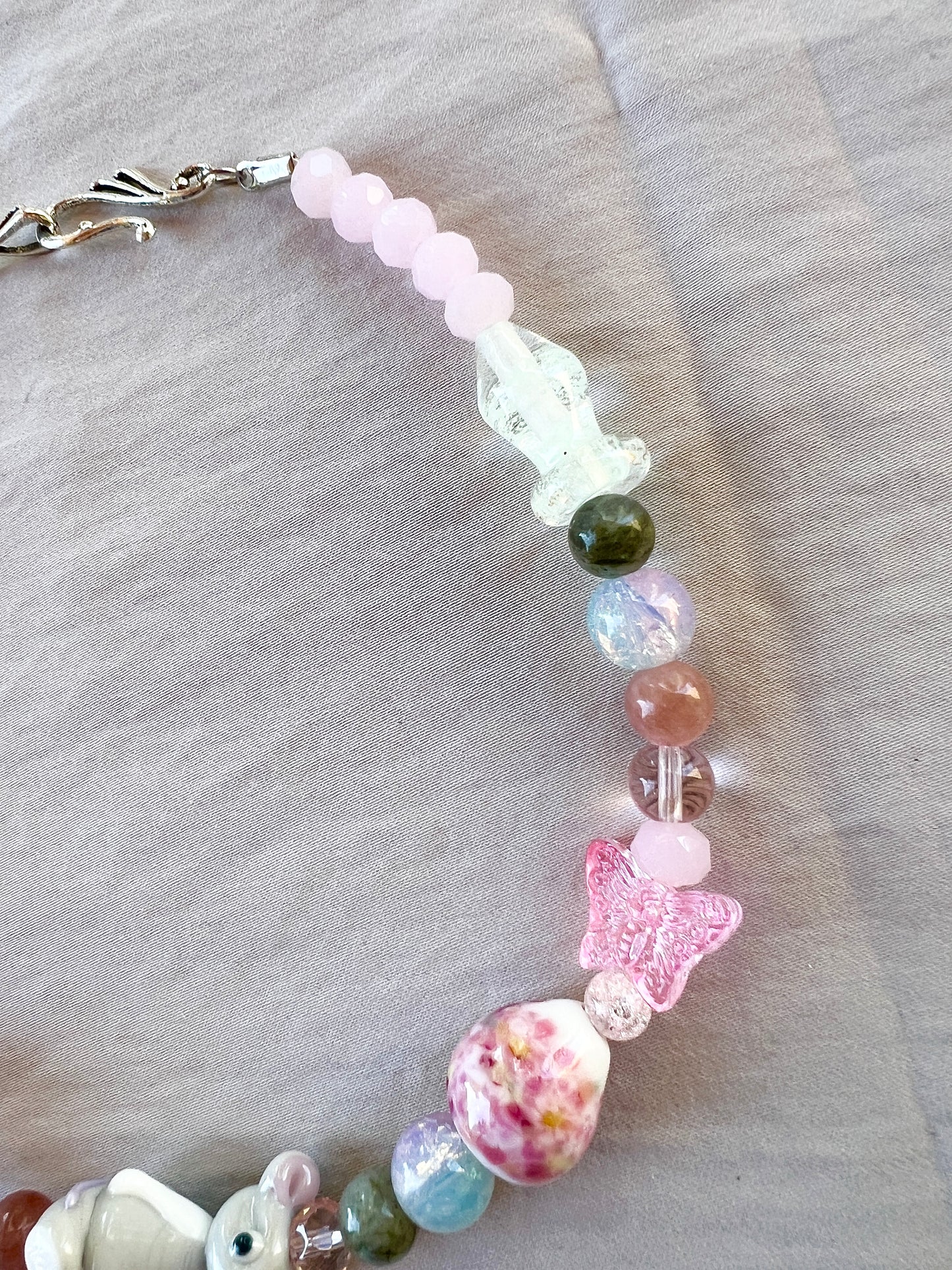 Pillow Princess Glass Beader Necklace