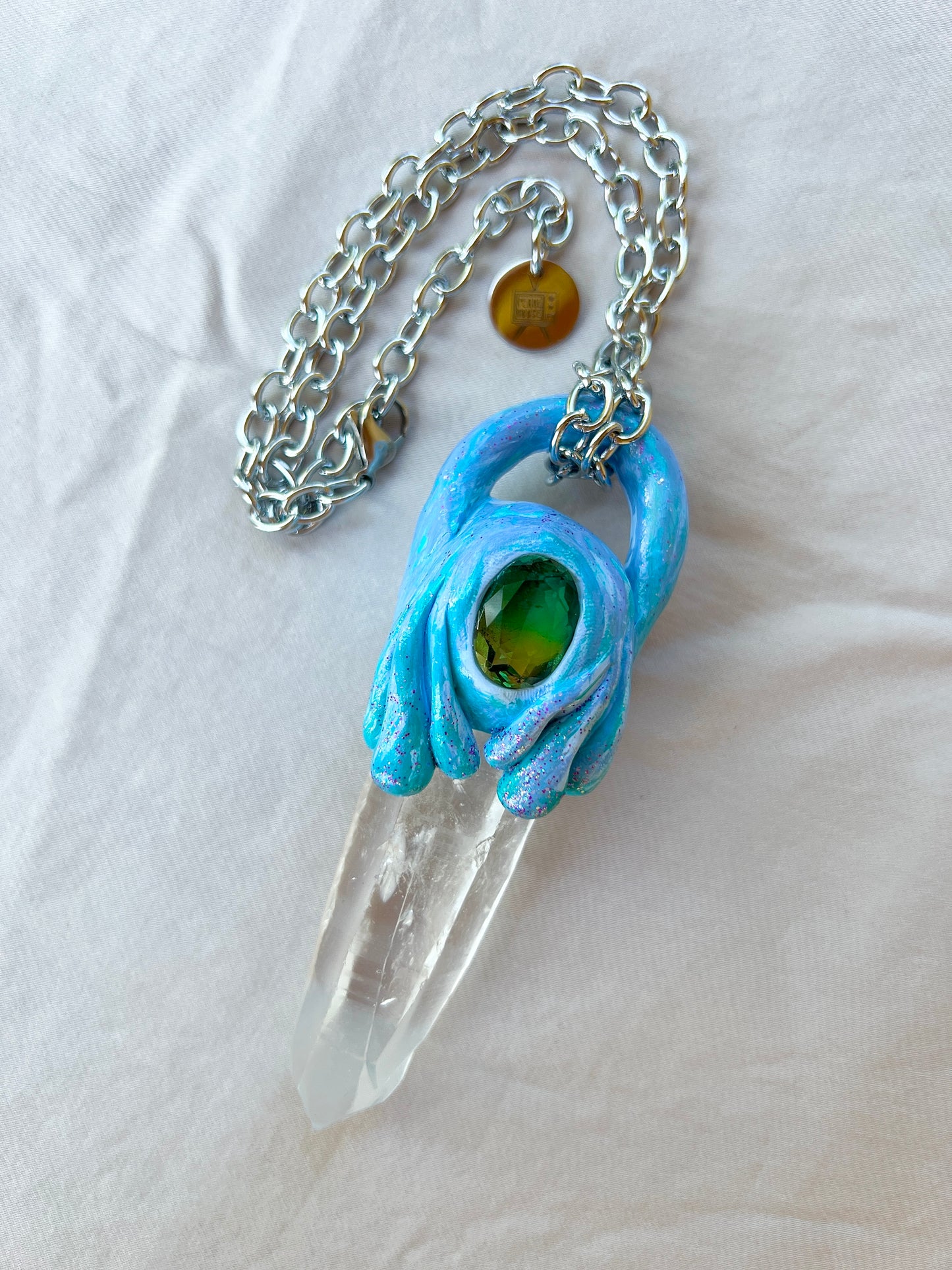 Water Spirit XL Quartz Quest Amulet