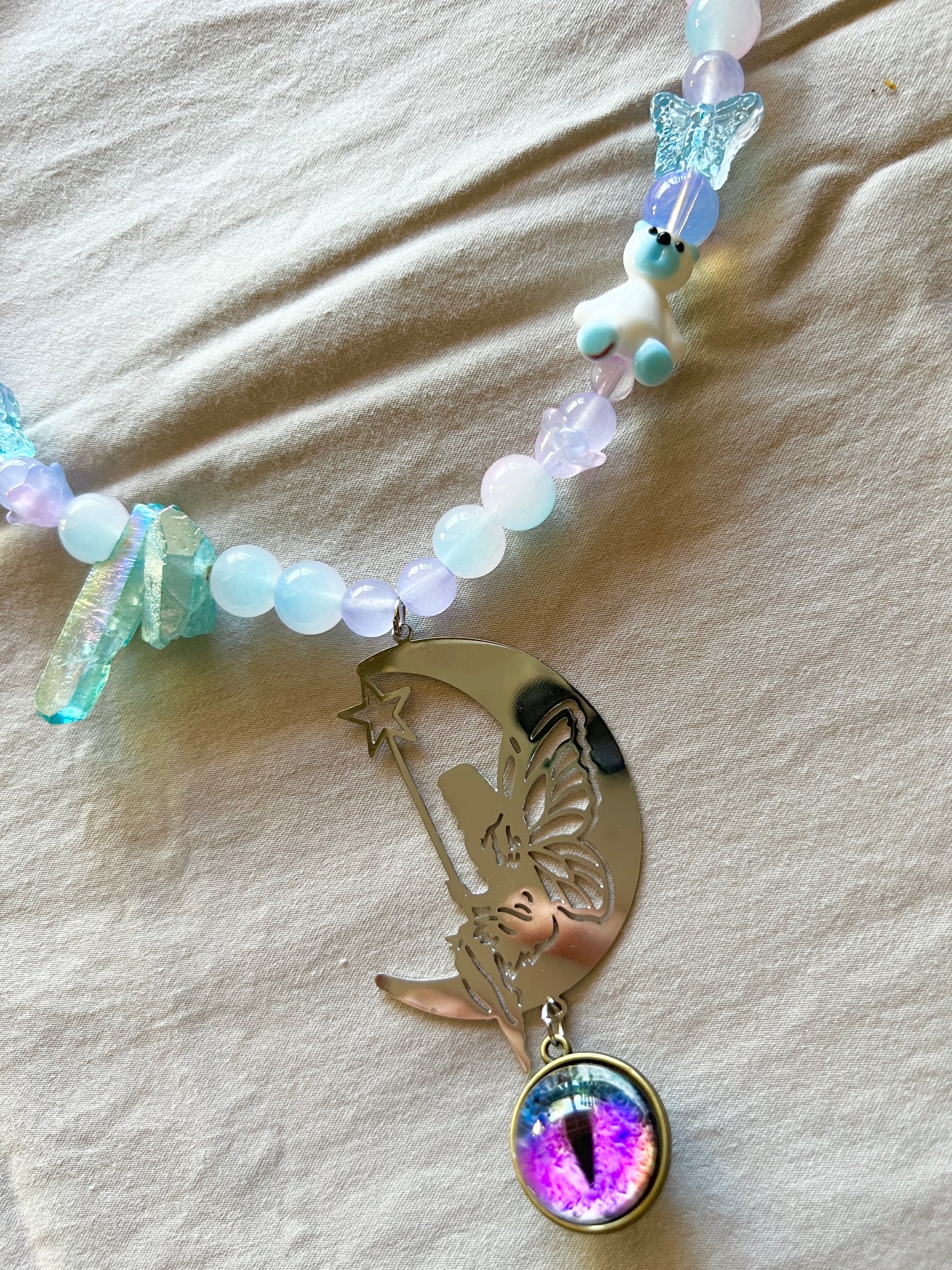 Soft Aura Glass Beader Necklace