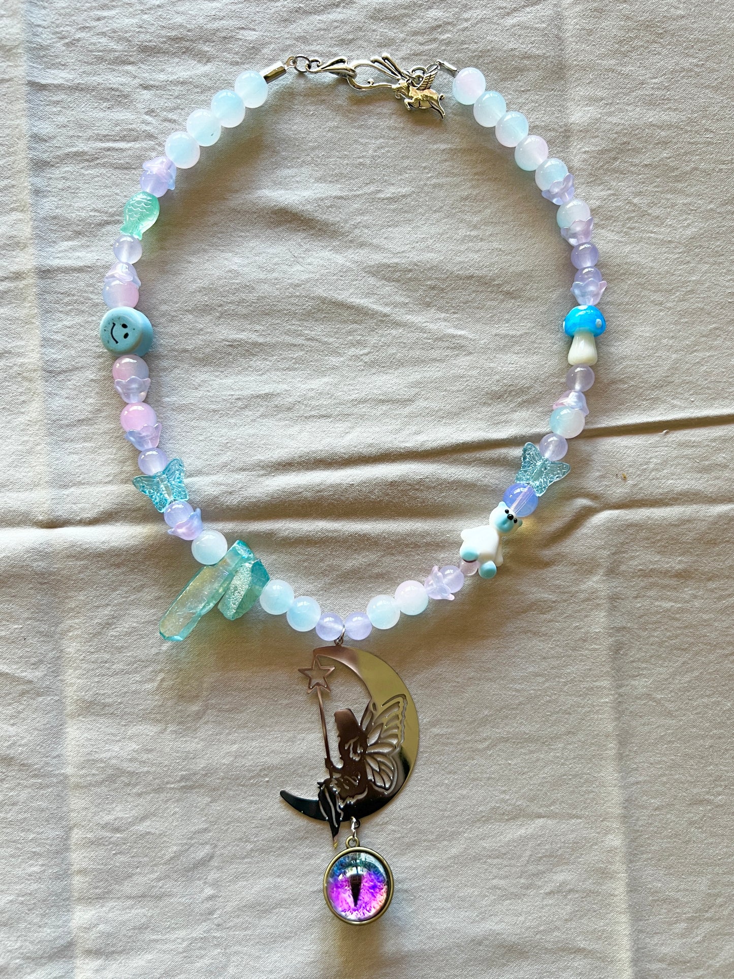 Soft Aura Glass Beader Necklace