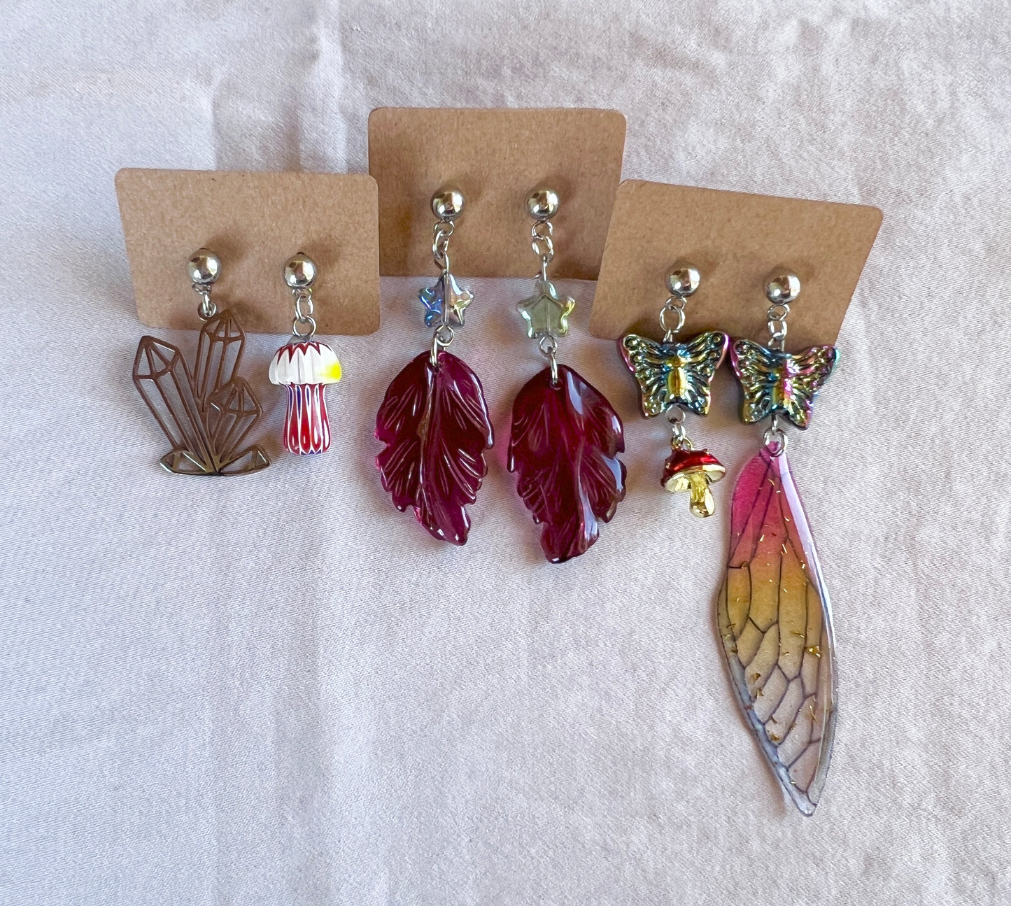 Cave Crystals Stud Set