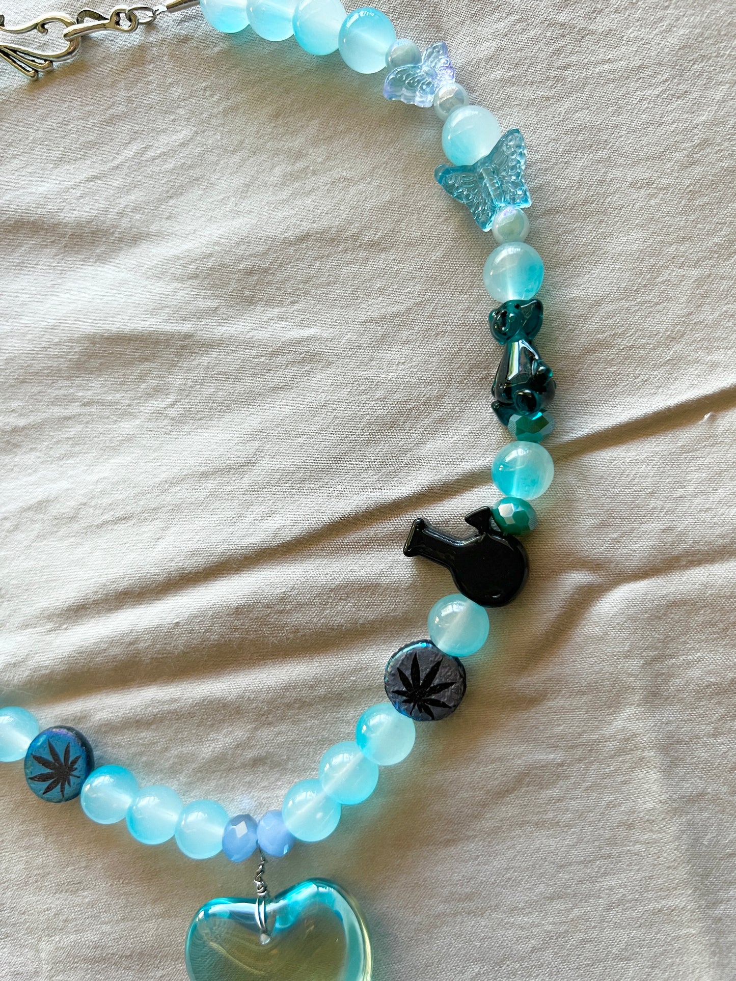 Blue Dream Glass Beader Necklace