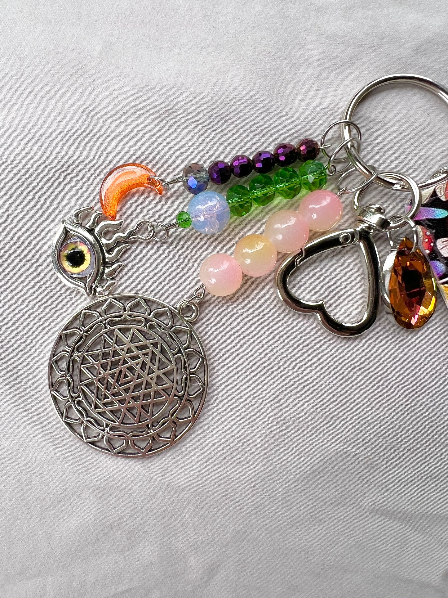 Happy Fungi Lucky Charm Keychain