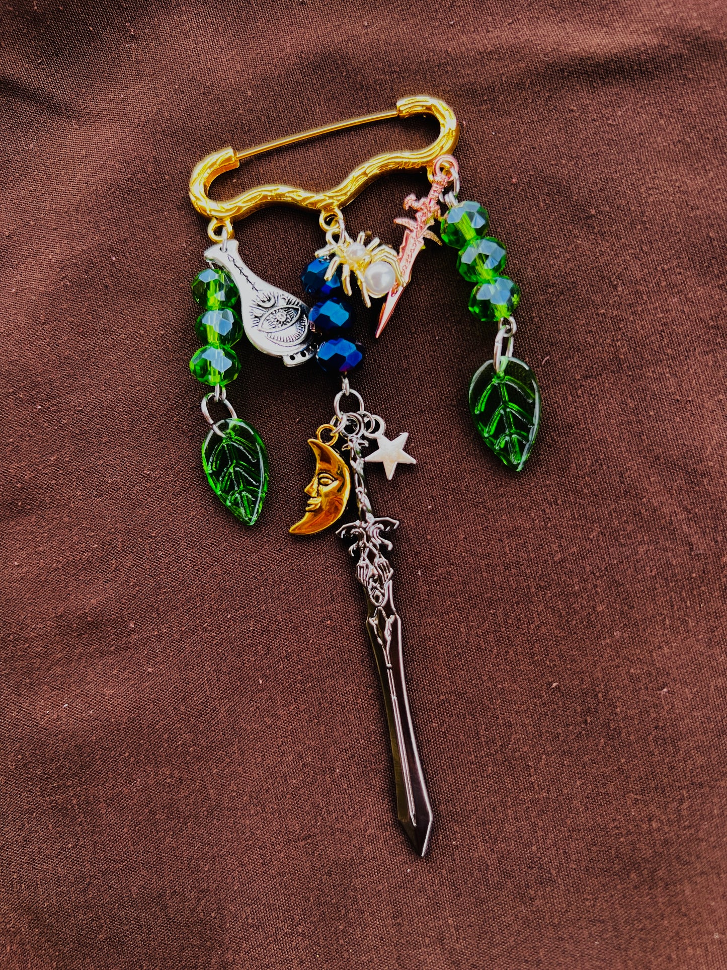 Experimental Necklace + 3X Pashmina Pin