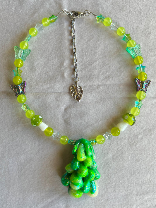 Lil Lime Squish Choker (glow in the dark)