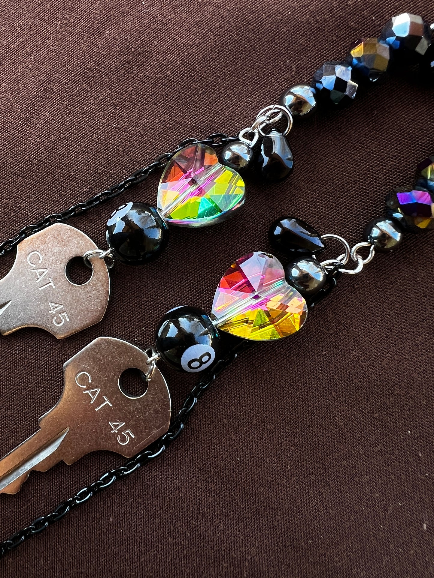 Matrix Code - XL Glass Dangles