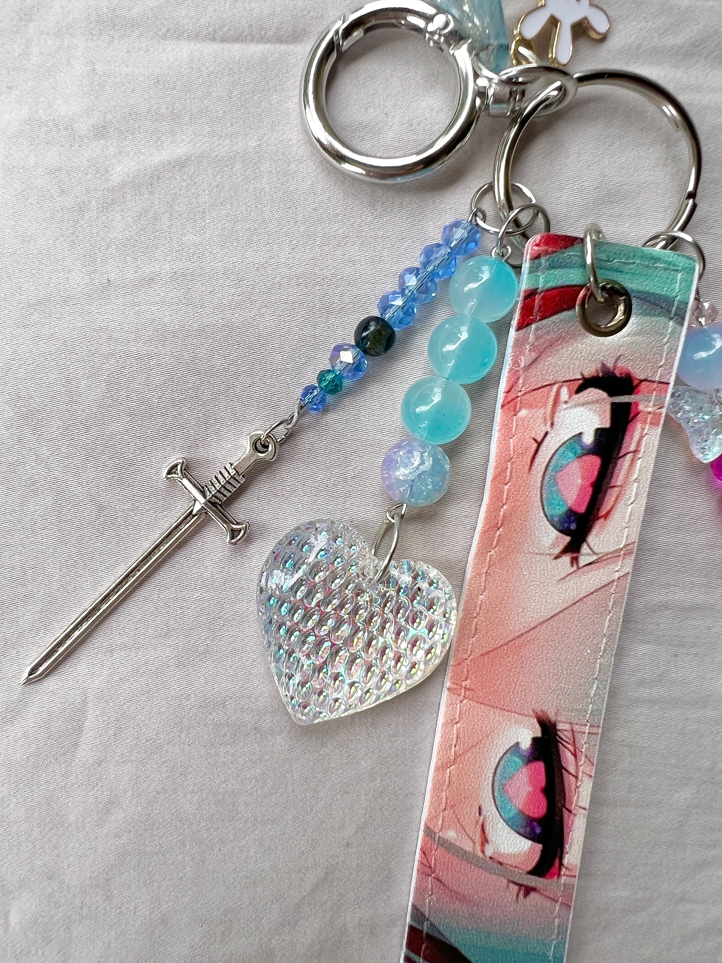 Dirty Look Lucky Charm Keychain