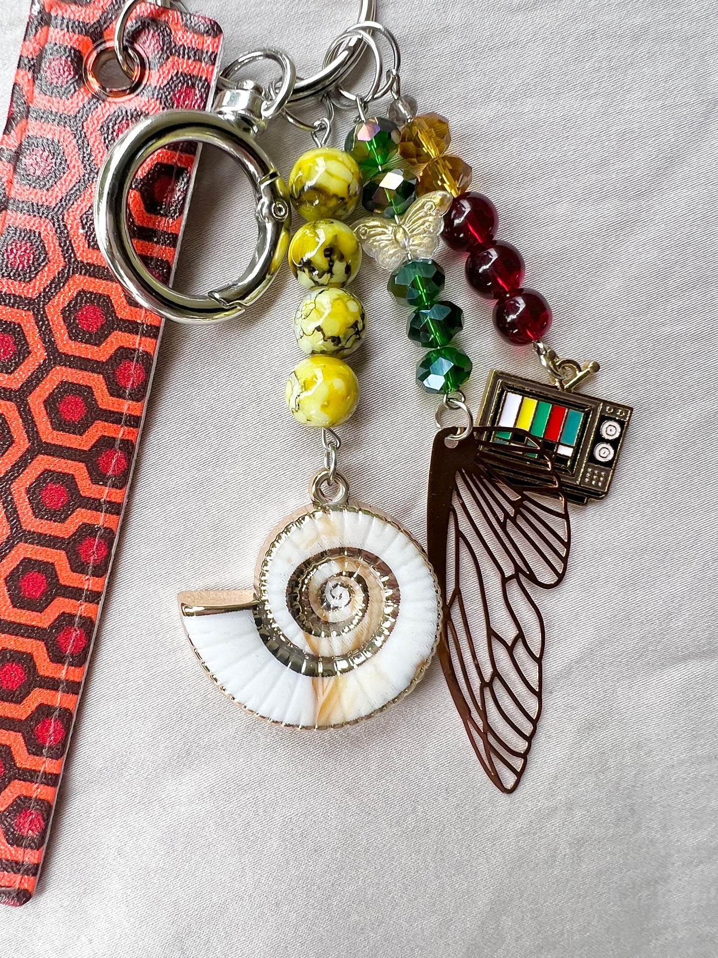 Lost in the Overlook Lucky Charm Keychain