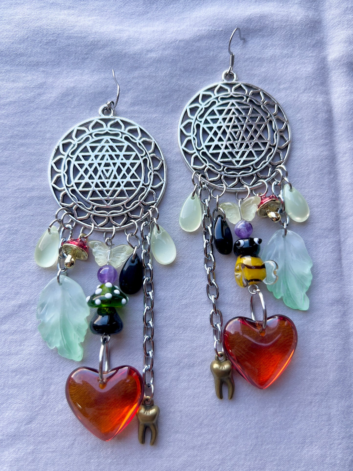 Birds & Bees - Eternal Flower Dangles