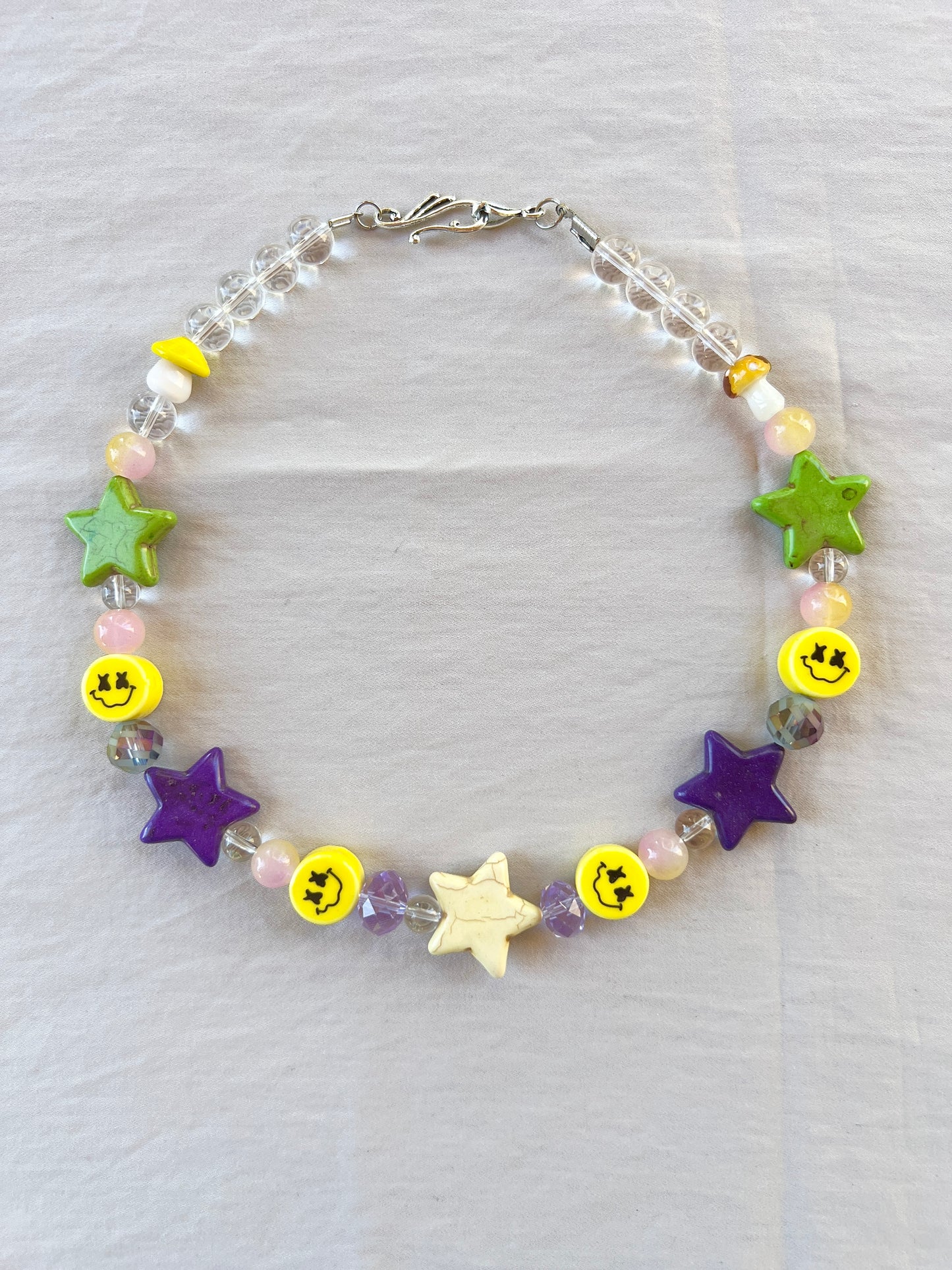 Star Babe Glass Beader Necklace