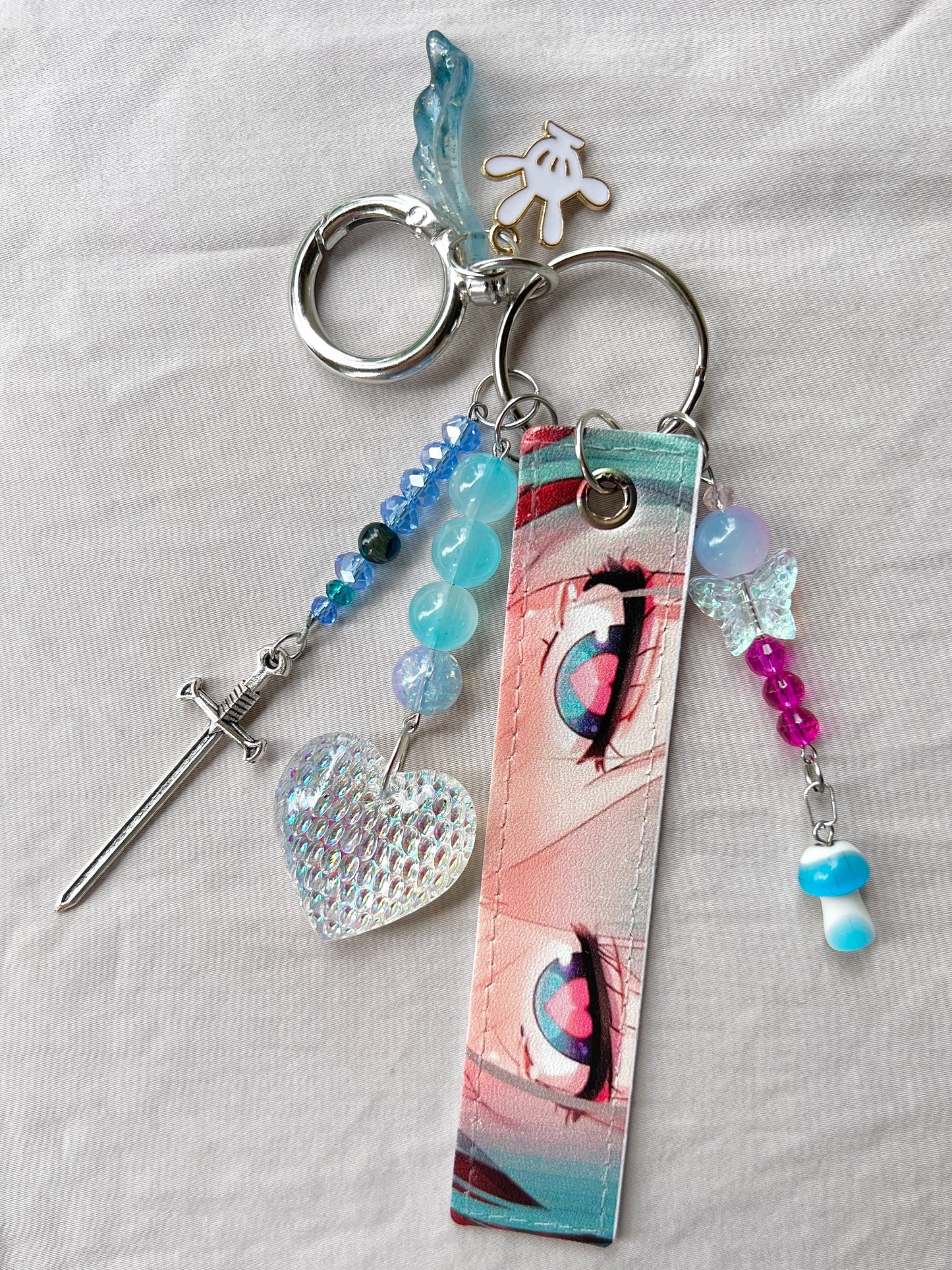 Dirty Look Lucky Charm Keychain