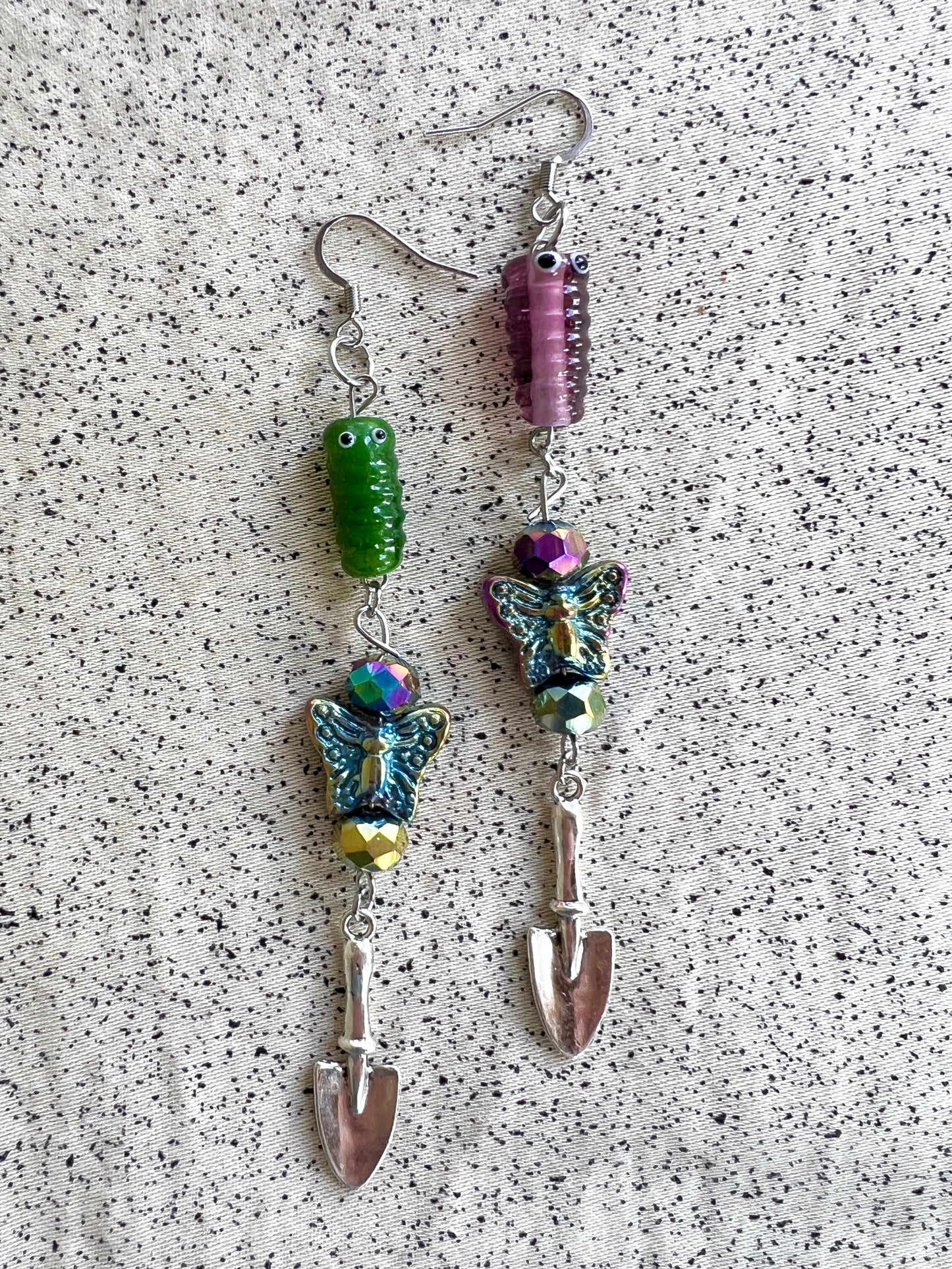 Garden Lil’ Shovels - Glass Dangles