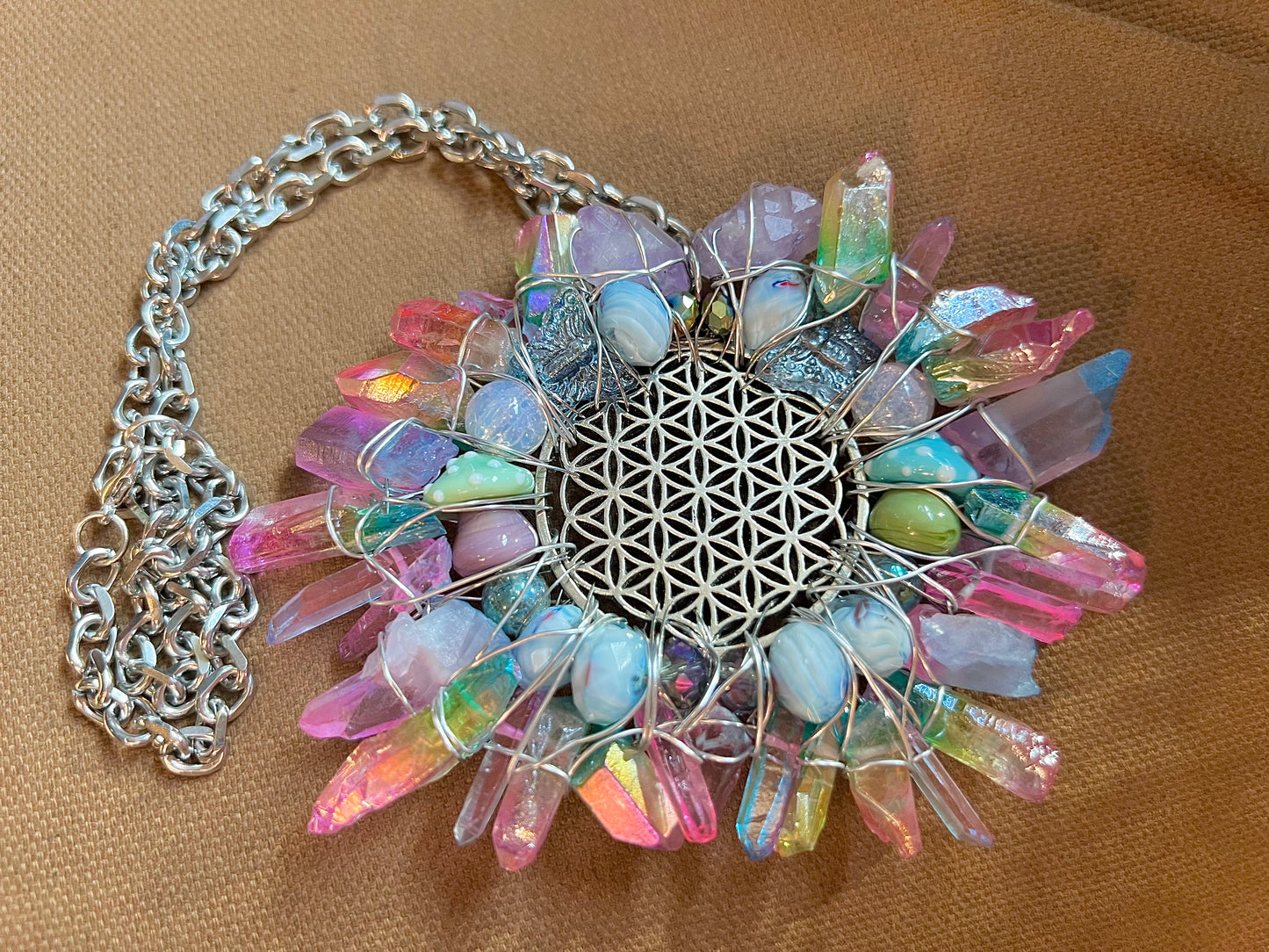 Divine Feminine Crystal Quest Amulet
