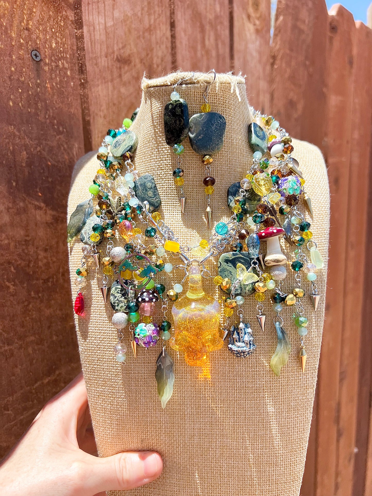 Serpent’s Lair Fantasy Chain + Earrings