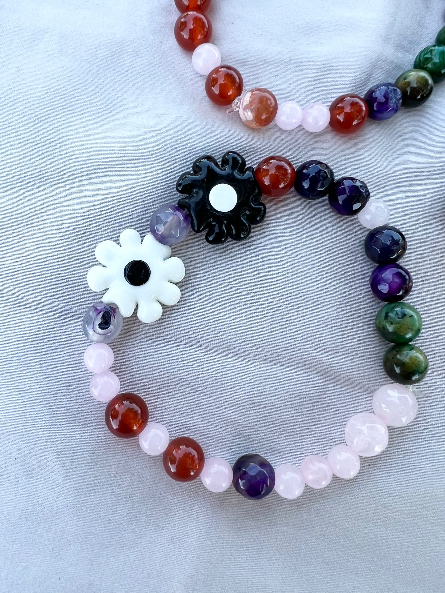 Rabbit’s Nest Gemstone Stack Bracelets