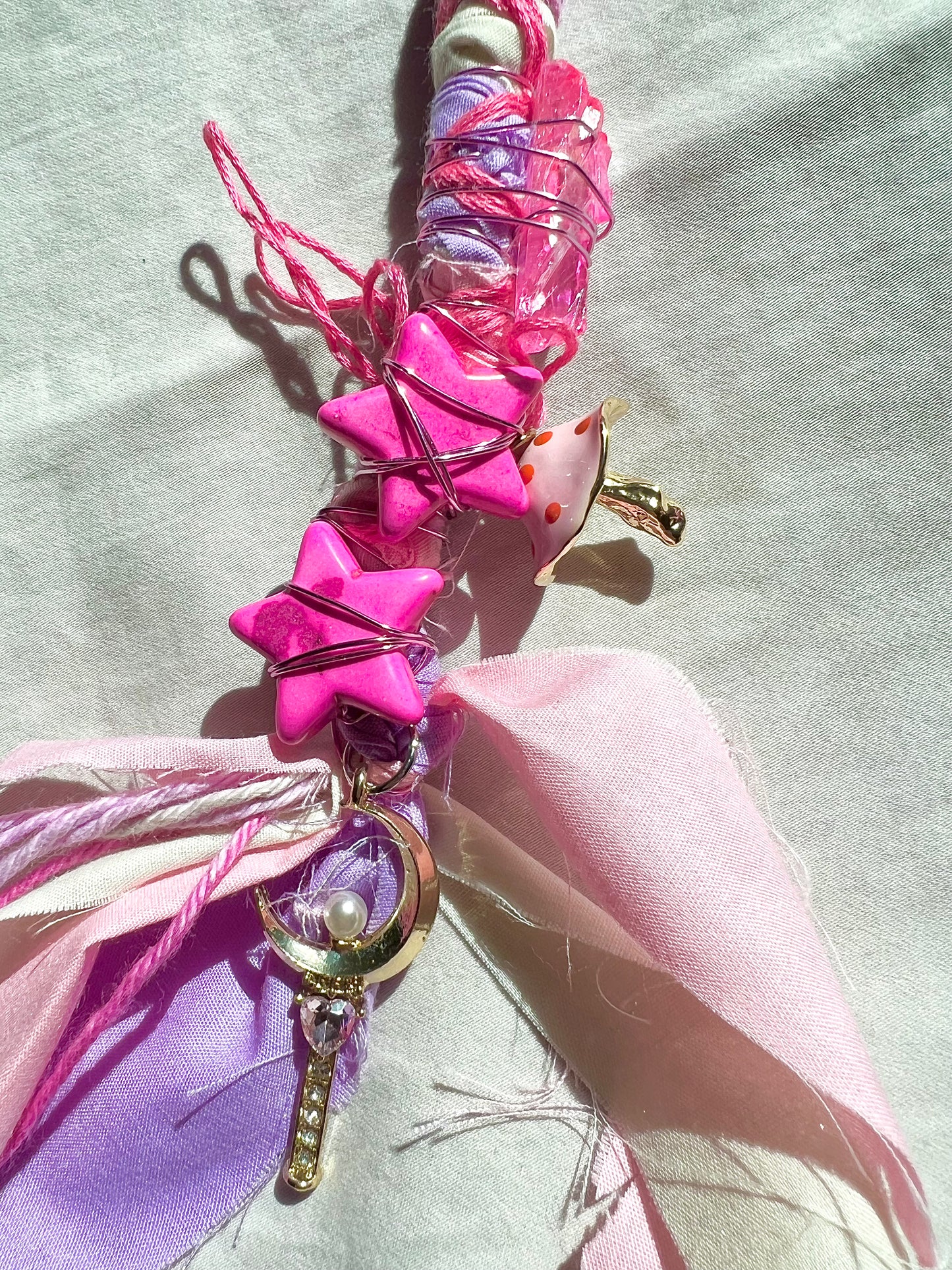 Pink Star 22IN Mystic Hair Wrap