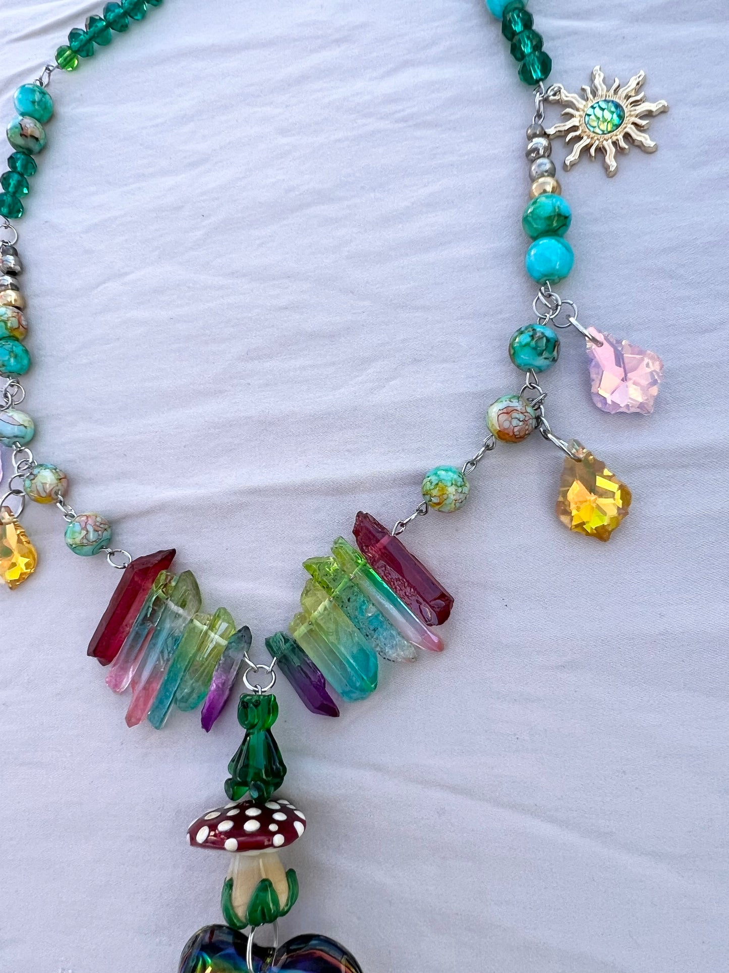 Rainforest Whispers Crystal Fantasy Chain