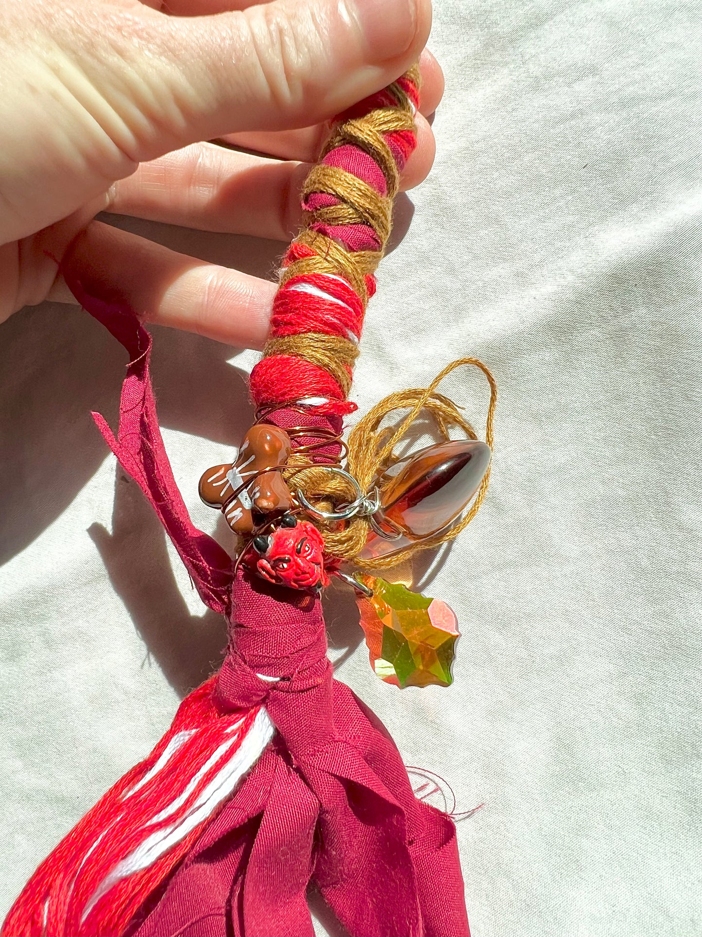 Crimson Warrior 12IN Mystic Hair Wrap