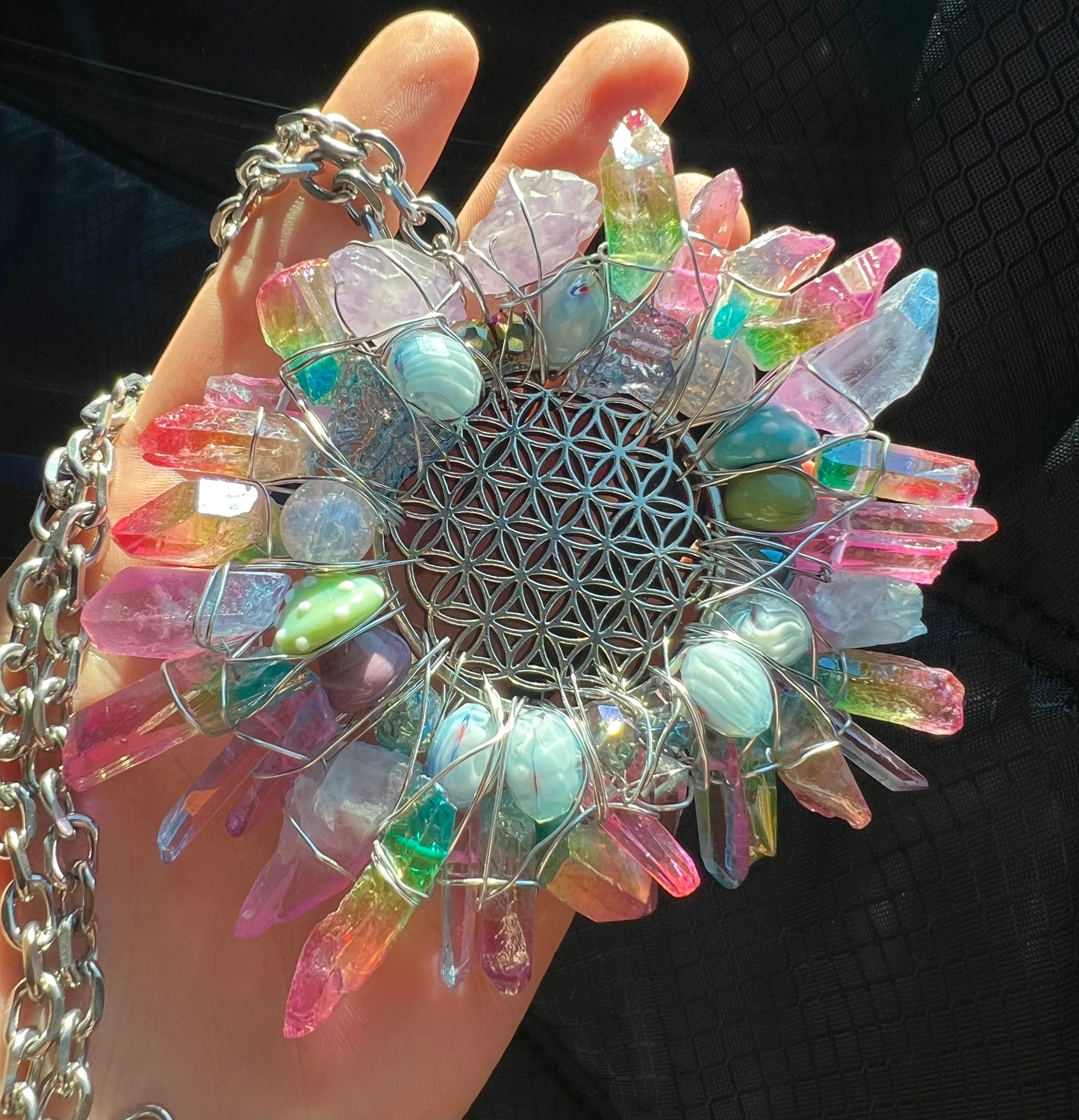 Divine Feminine Crystal Quest Amulet
