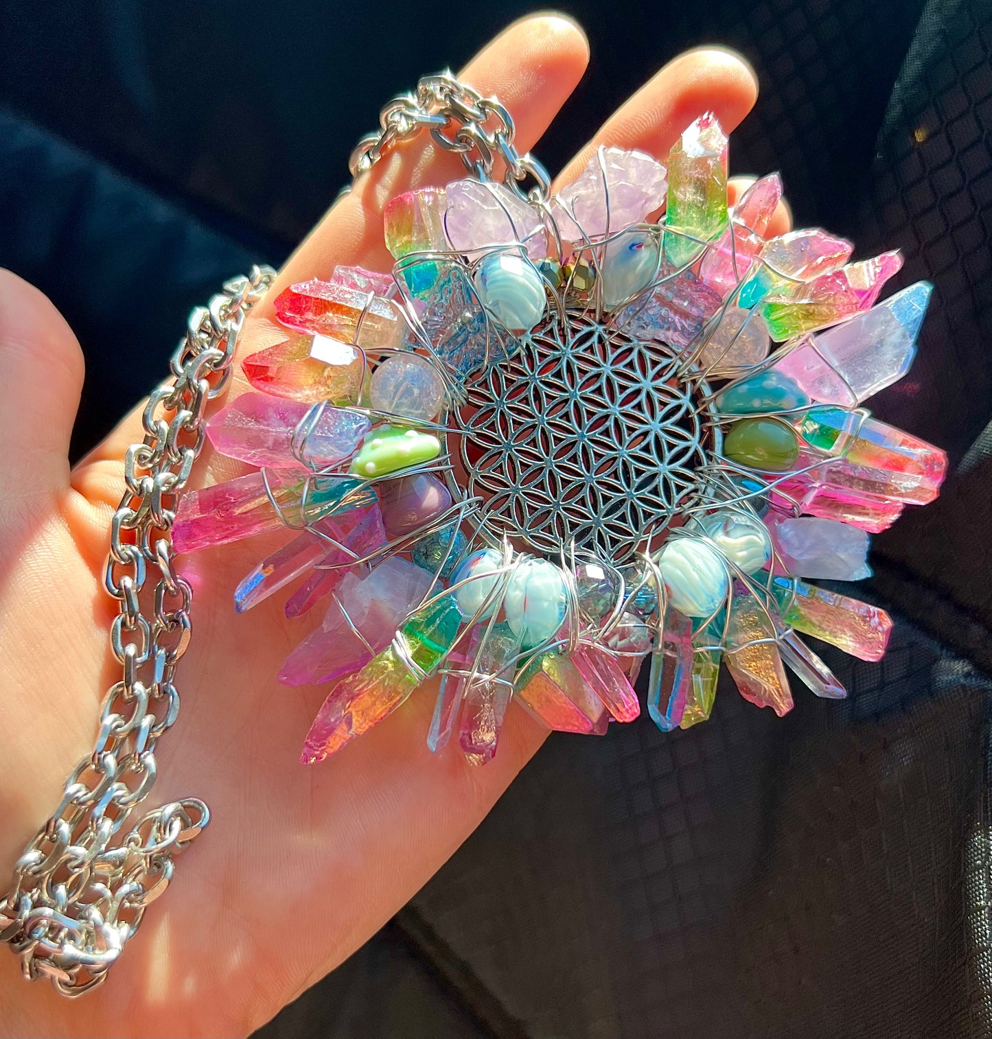 Divine Feminine Crystal Quest Amulet