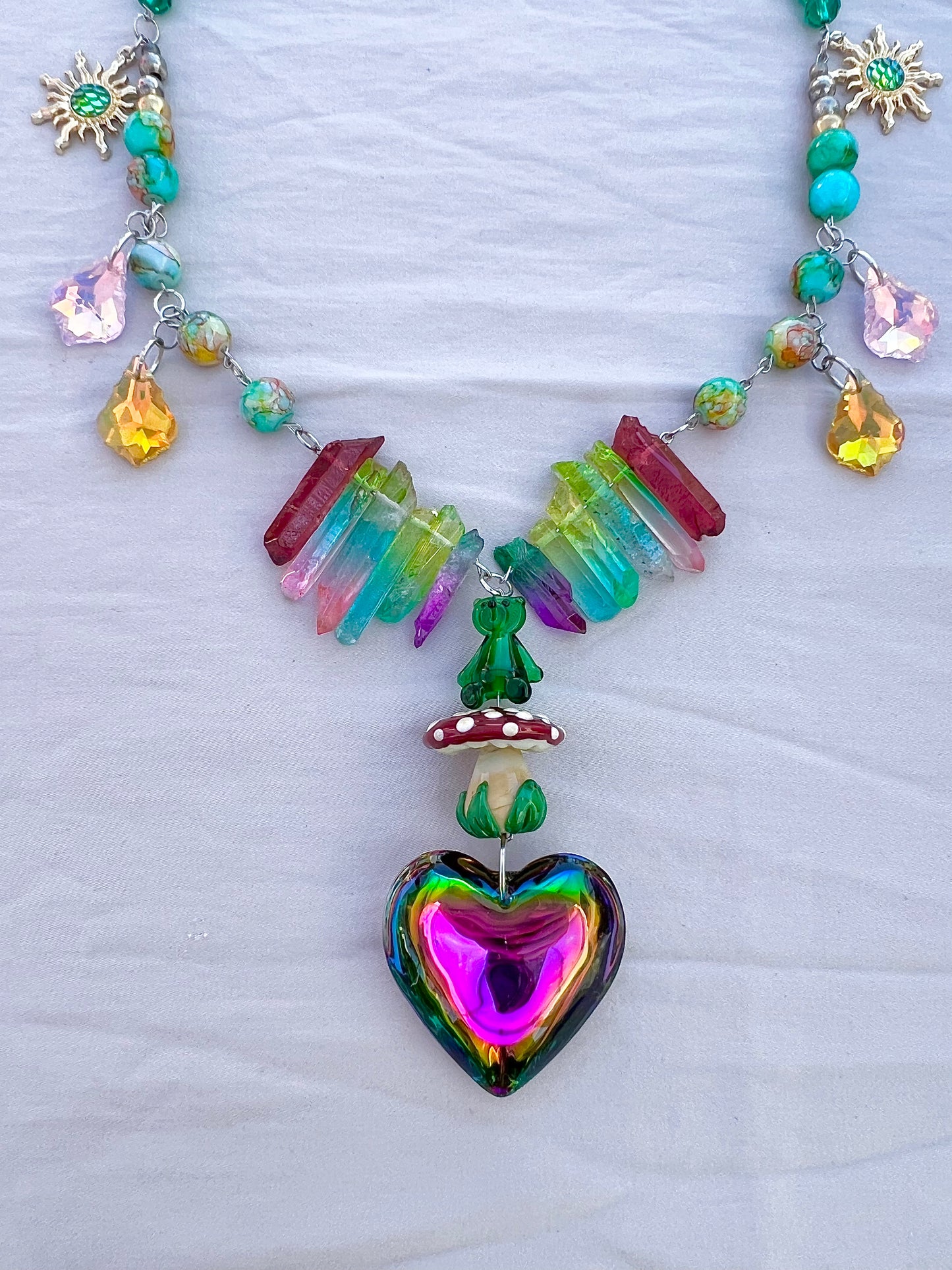Rainforest Whispers Crystal Fantasy Chain