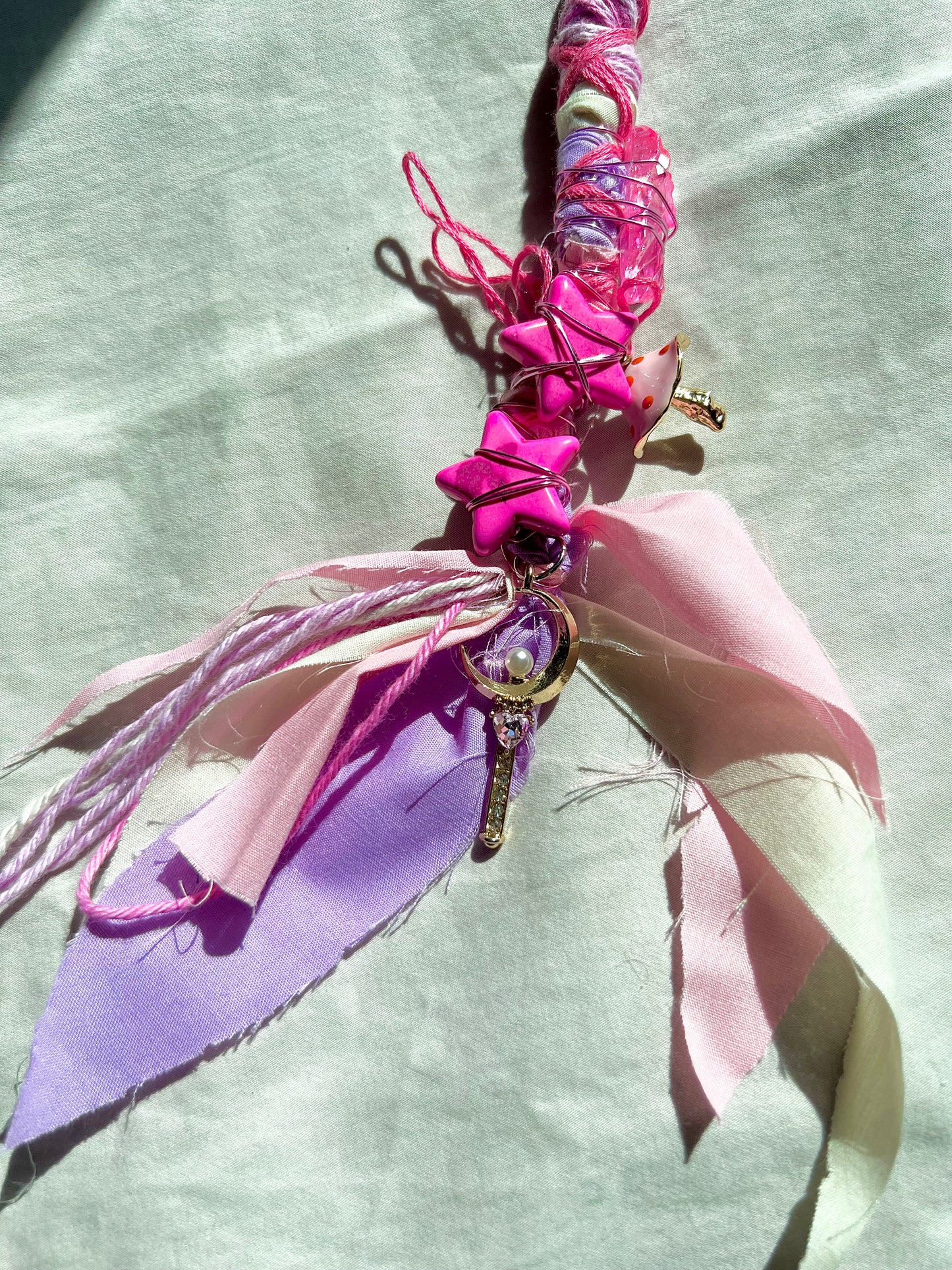 Pink Star 22IN Mystic Hair Wrap
