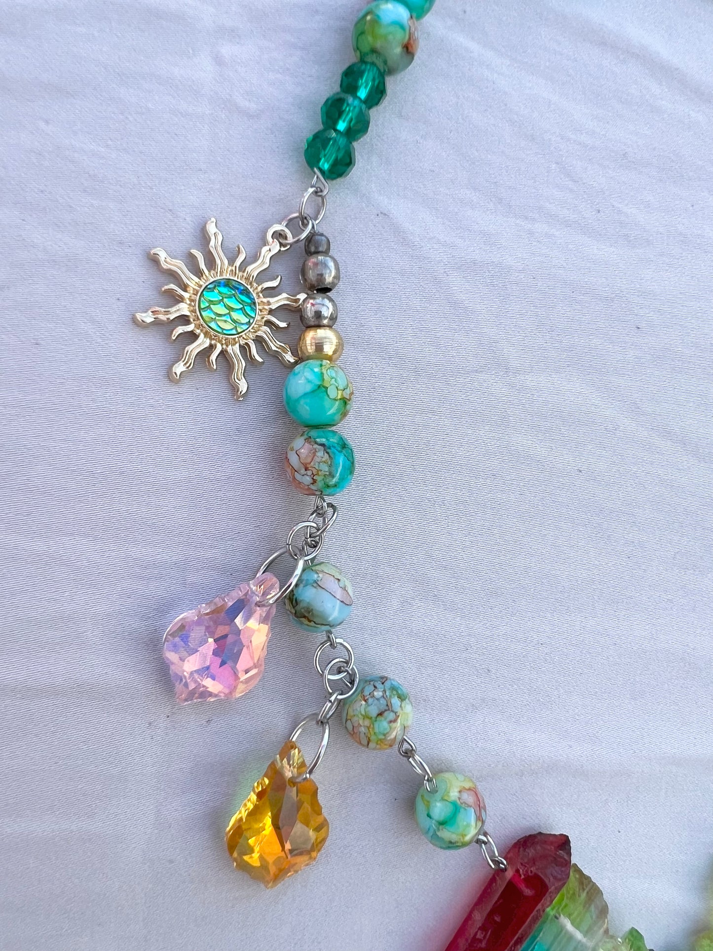 Rainforest Whispers Crystal Fantasy Chain