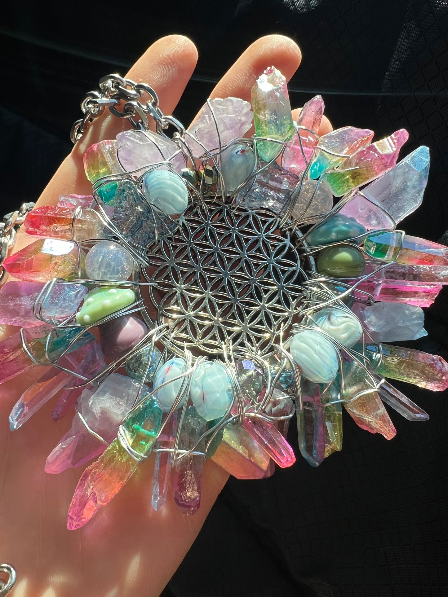 Divine Feminine Crystal Quest Amulet
