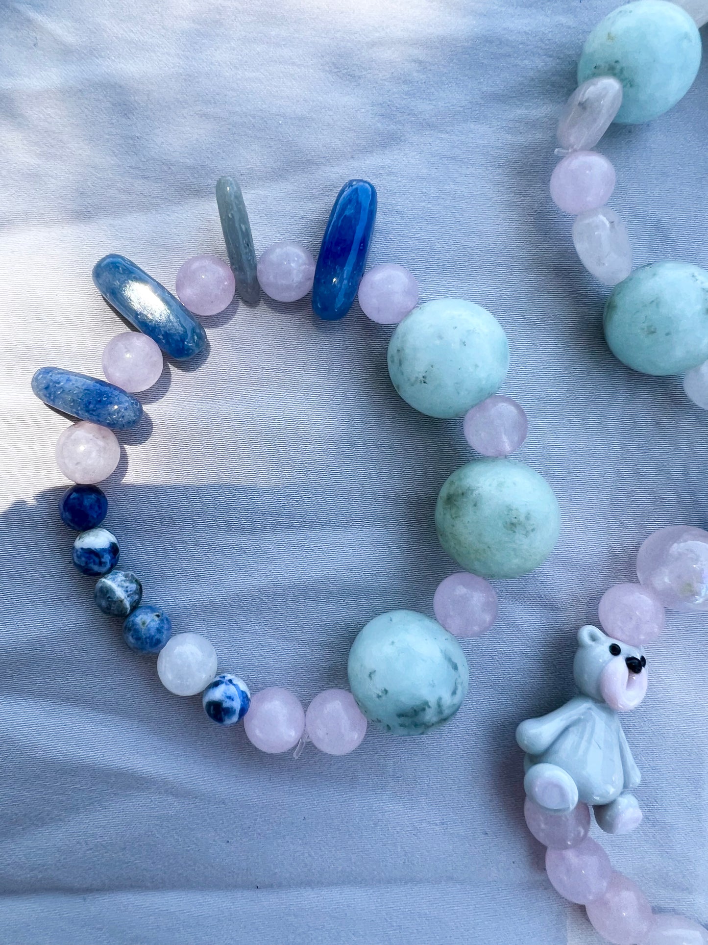 Solitude Gemstone Stack Bracelets
