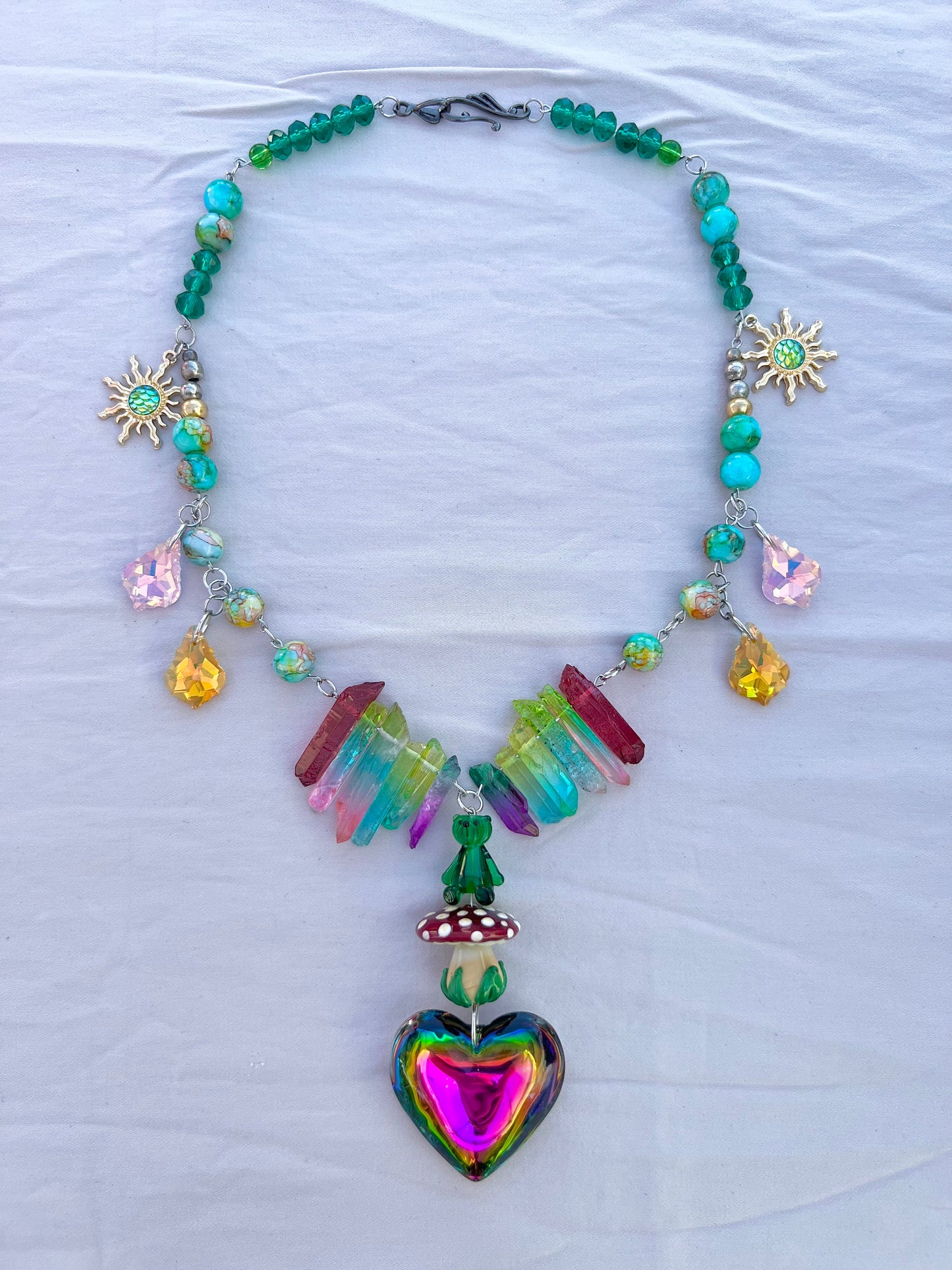 Rainforest Whispers Crystal Fantasy Chain
