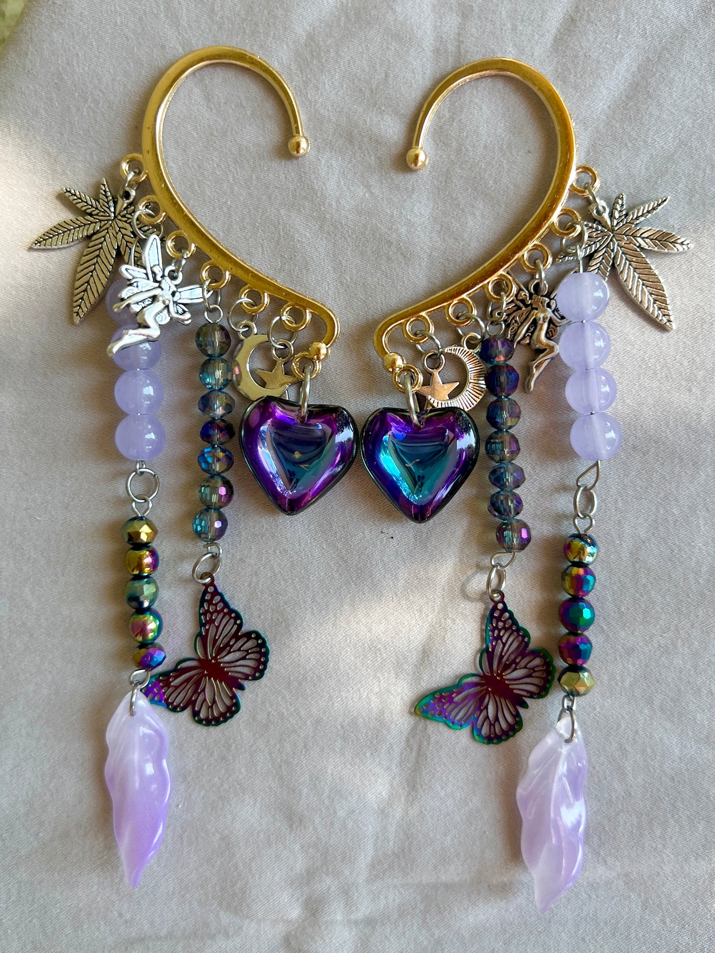 Violet Dreams - Ear Cuff Set