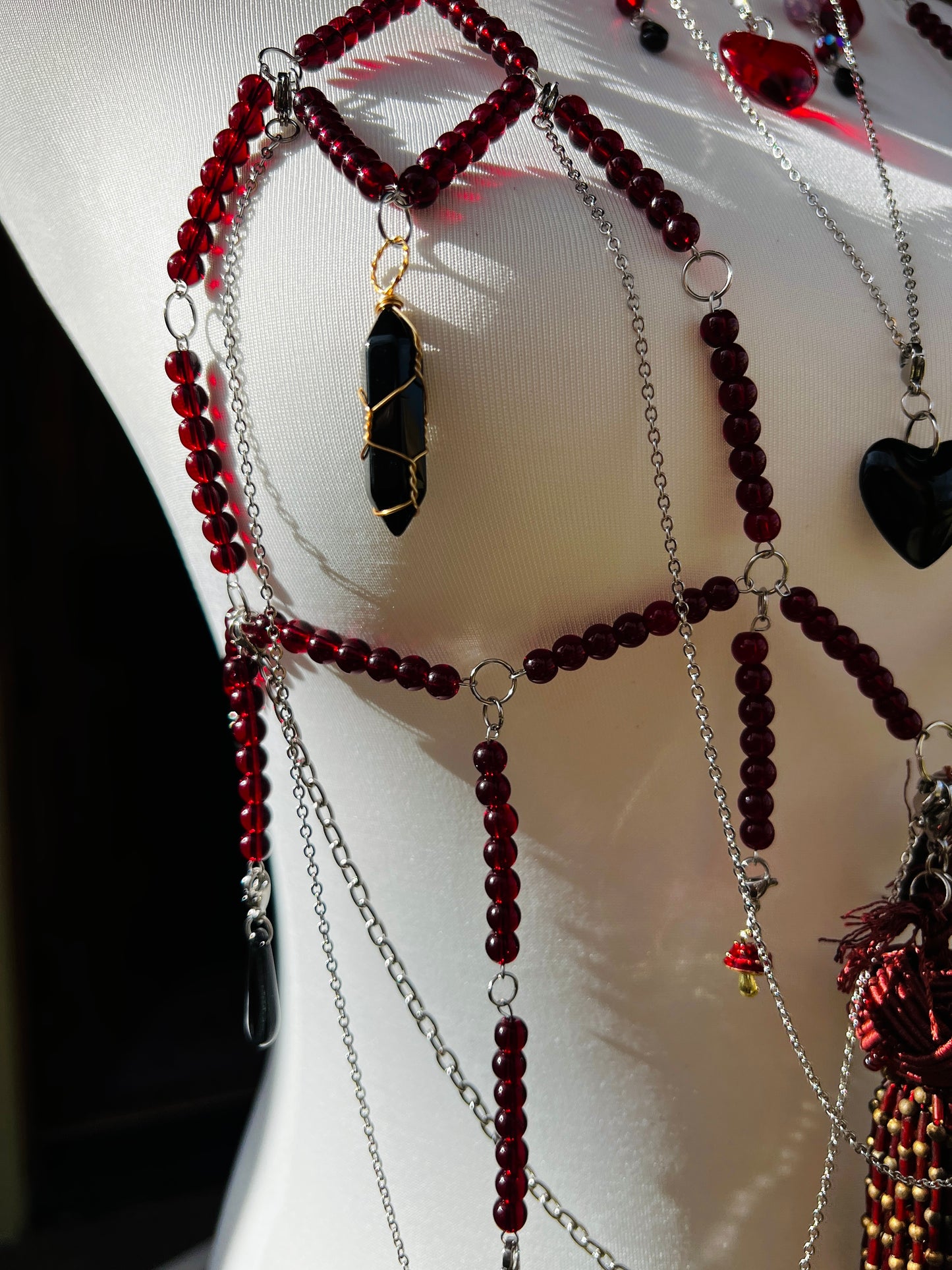 Temptress Body Armor - Beaded Harness