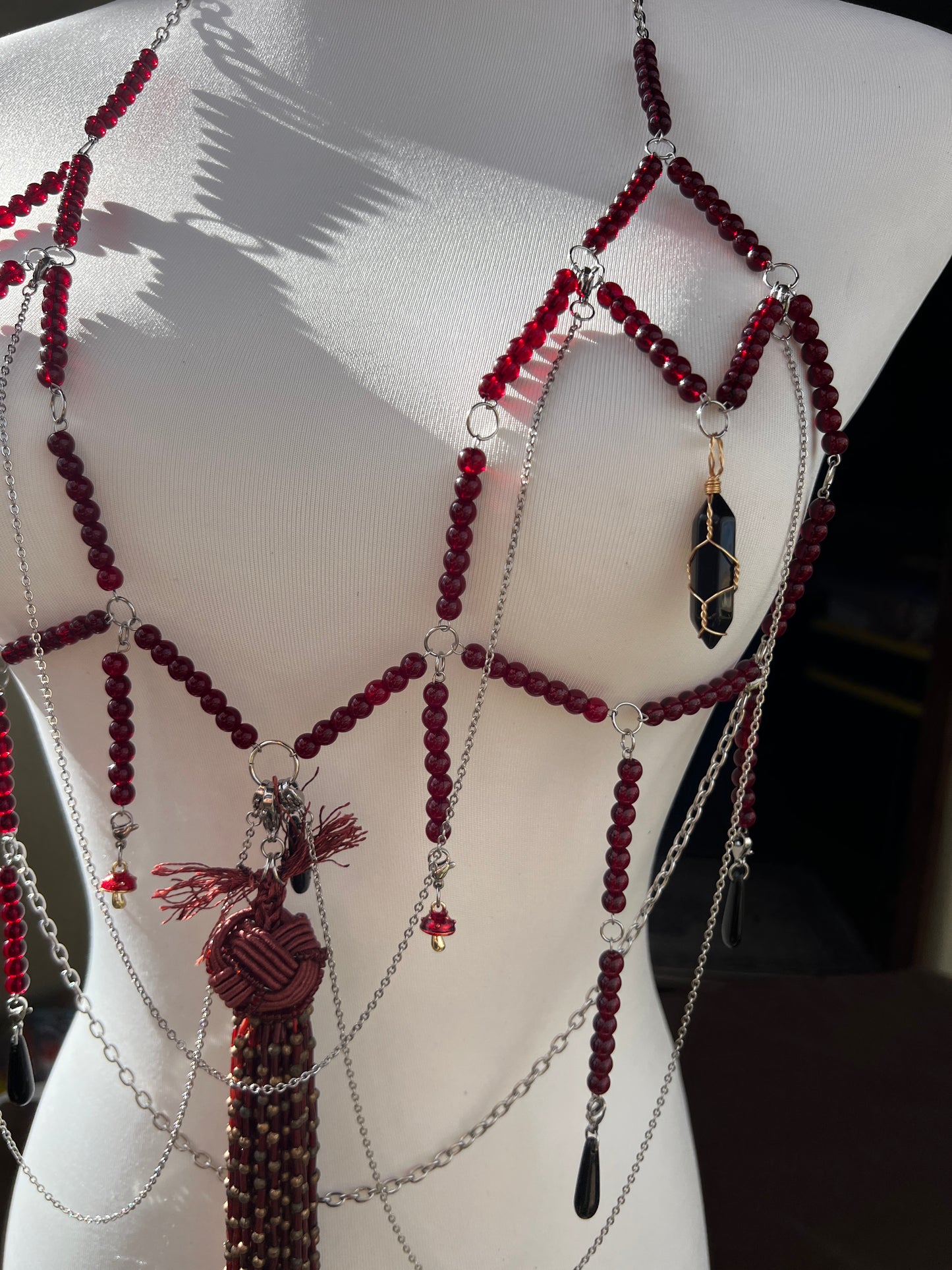 Temptress Body Armor - Beaded Harness