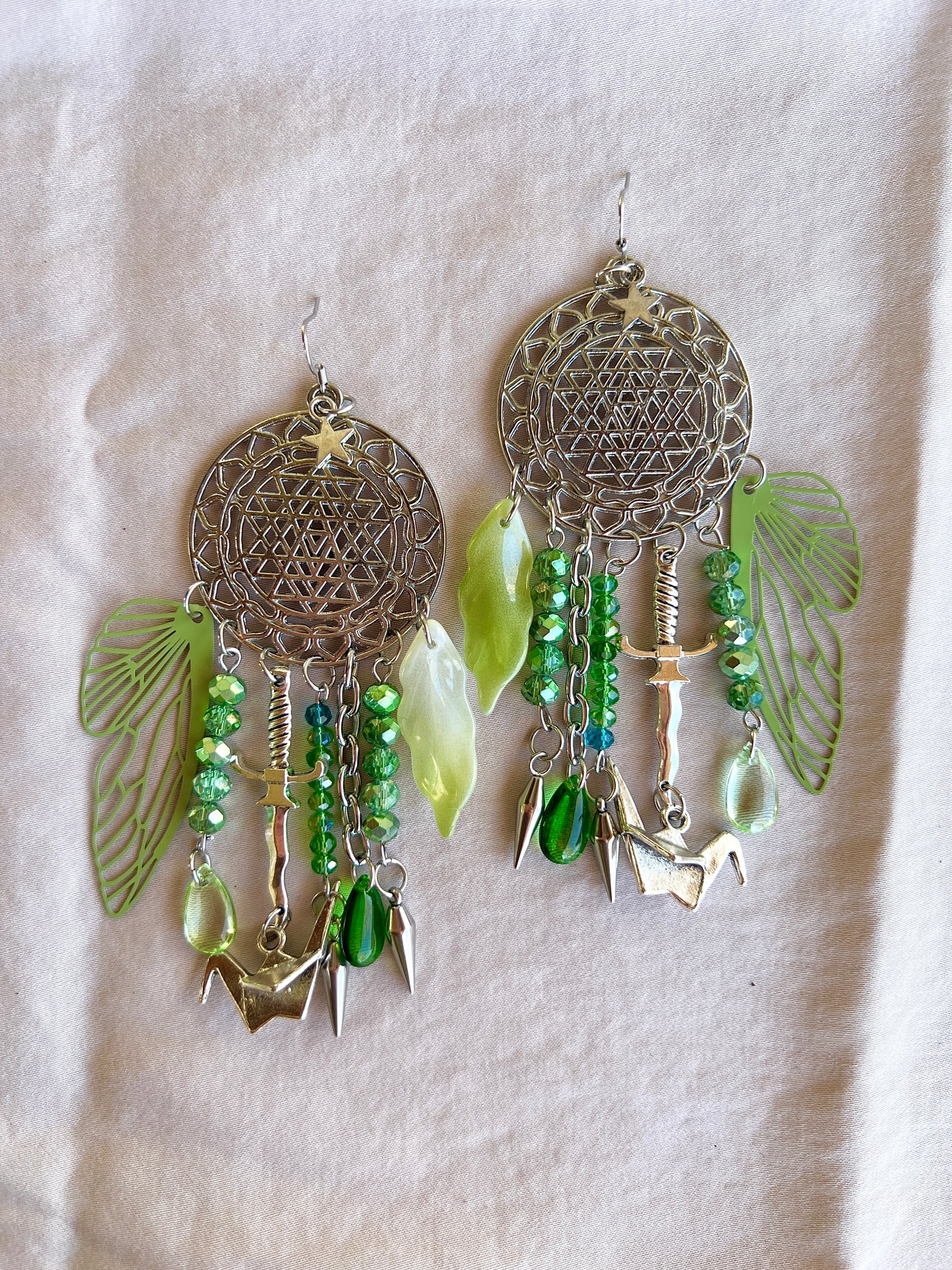 Green Mecca - Eternal Flower Dangles