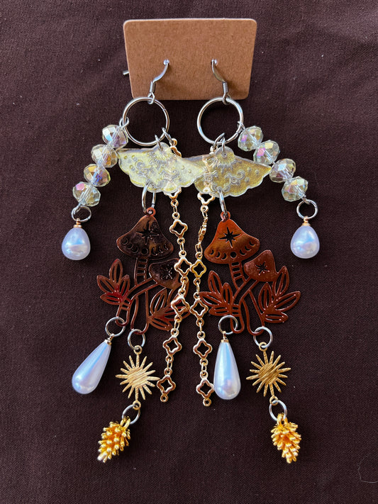 Morning Mountain - XL Glass Dangles