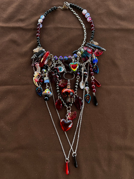 Solar Flare - Glass Spirit Armor w/ removable dainty chains