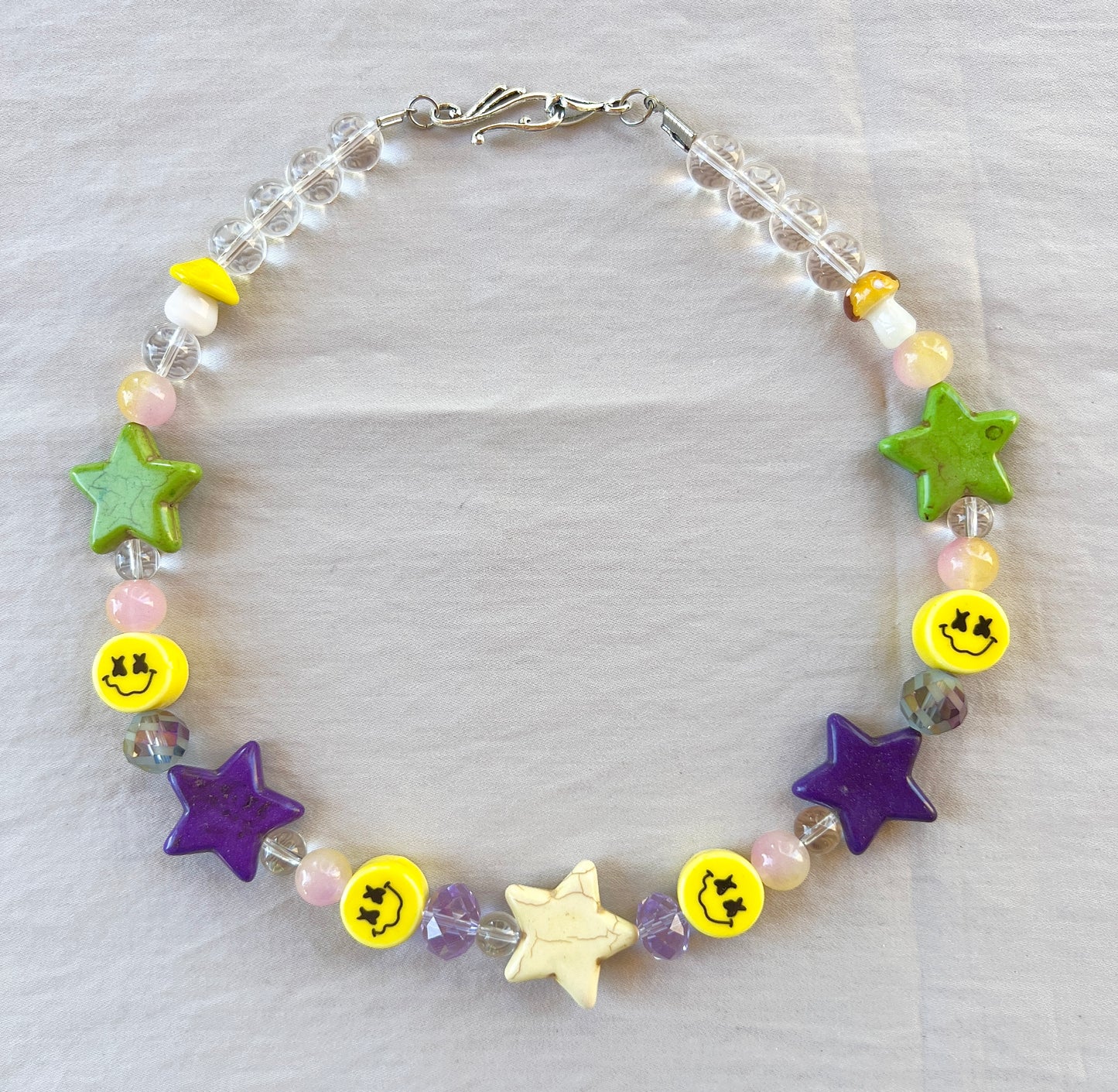 Star Babe Glass Beader Necklace