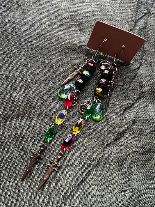 Sunshine - Large Dagger Earrings