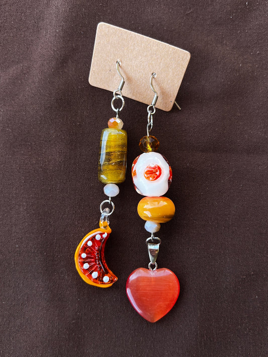 First She’s Sour, Then She’s Sweet - Glass Dangles