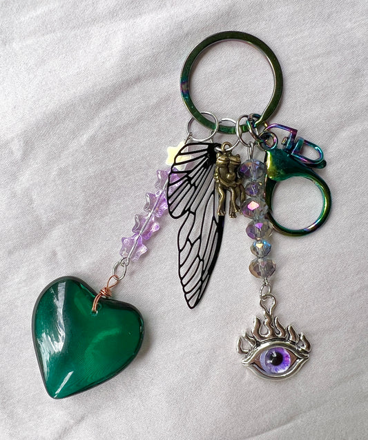 Love on the River Lucky Charm Keychain